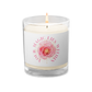 Your MAGIC lies within™ Radiant Rose ( White) Glass jar soy wax candle - Darlin Primrose