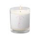 Stop To Smell The Roses ( White) Glass jar soy wax candle - Darlin Primrose