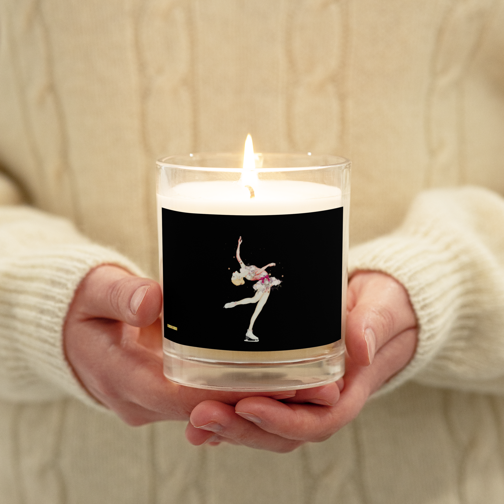 Skating Magic Layback Skater-Glass jar soy wax candle - Darlin Primrose