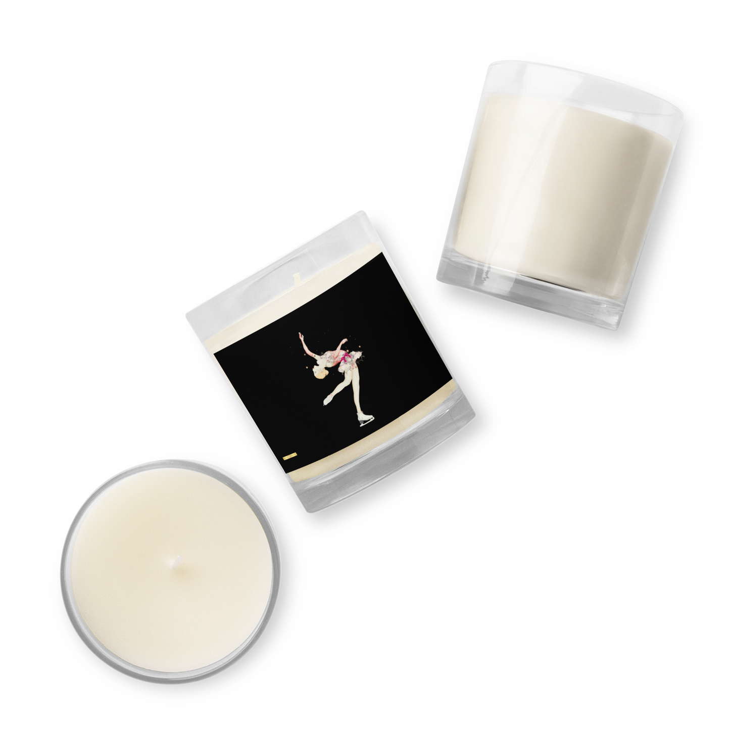 Skating Magic Layback Skater-Glass jar soy wax candle - Darlin Primrose