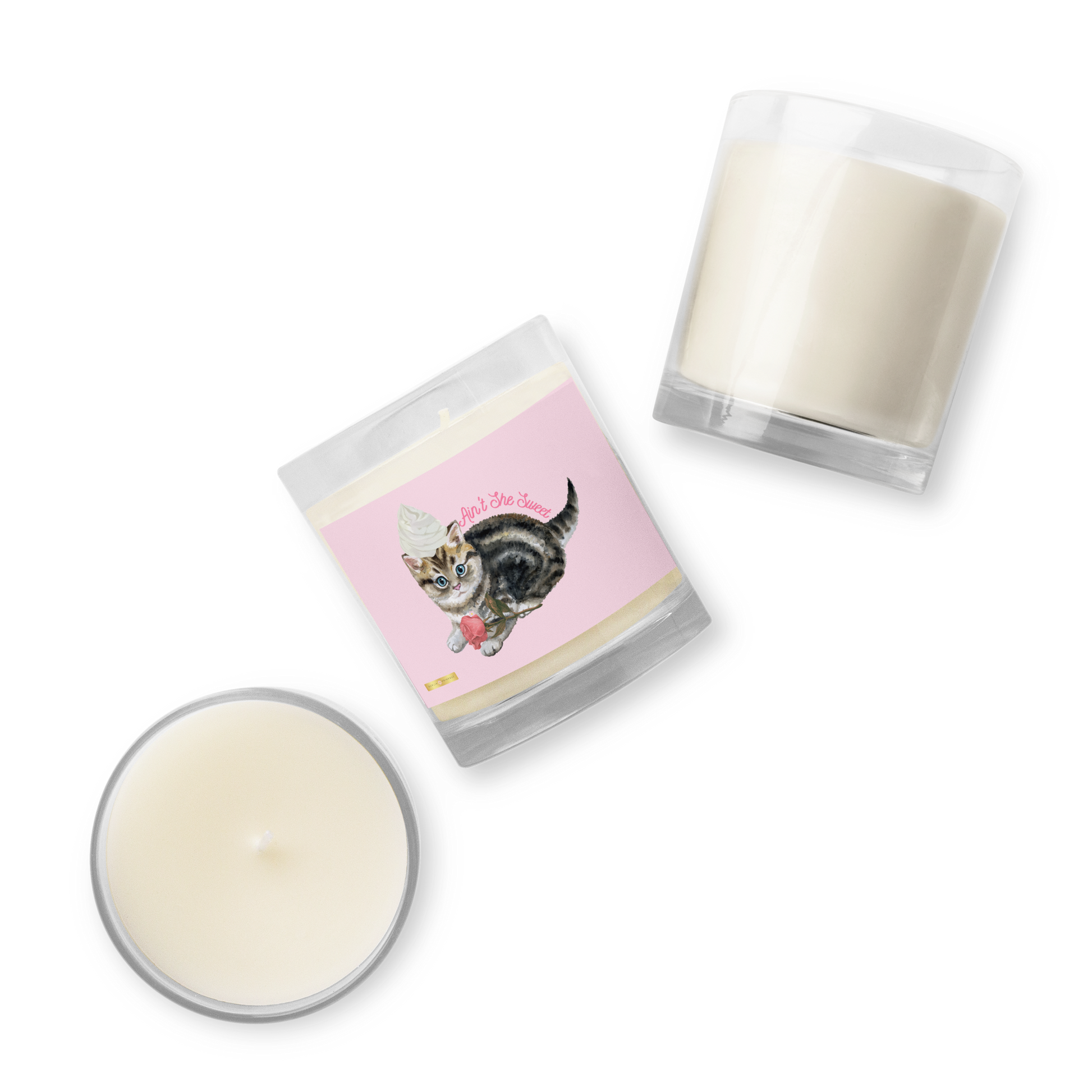 Ain't She Sweet-Glass jar soy wax candle - Darlin Primrose