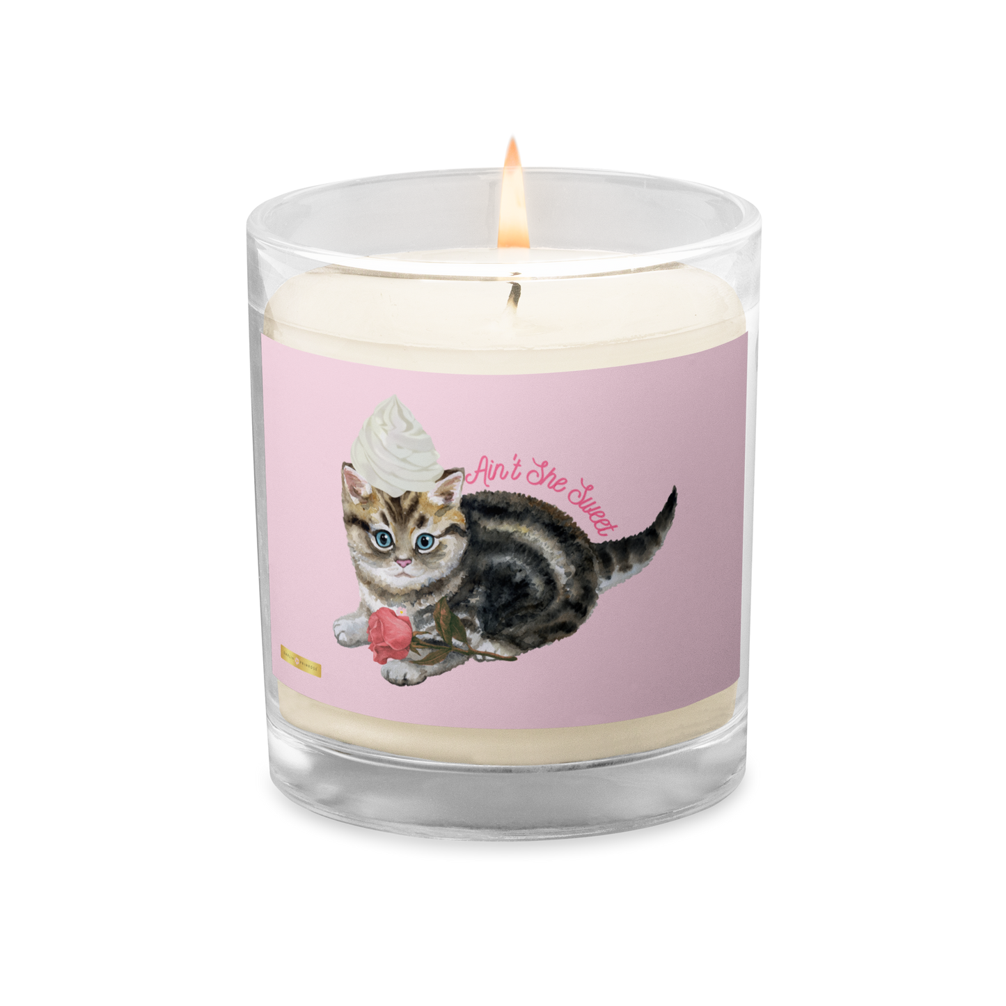 Ain't She Sweet-Glass jar soy wax candle - Darlin Primrose