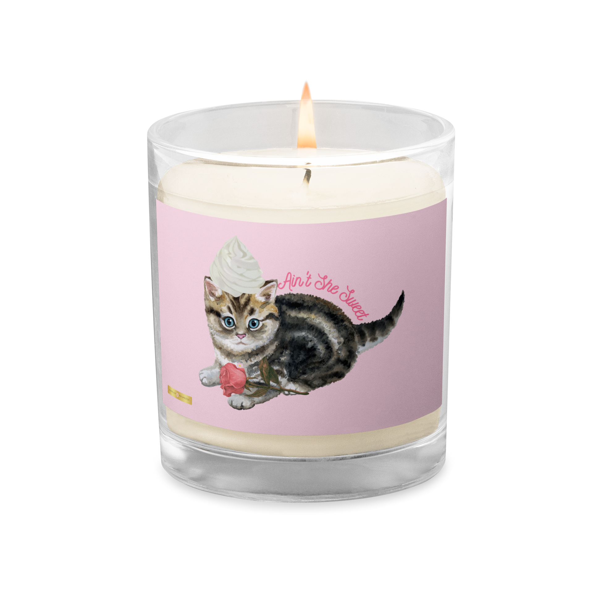 Ain't She Sweet-Glass jar soy wax candle - Darlin Primrose