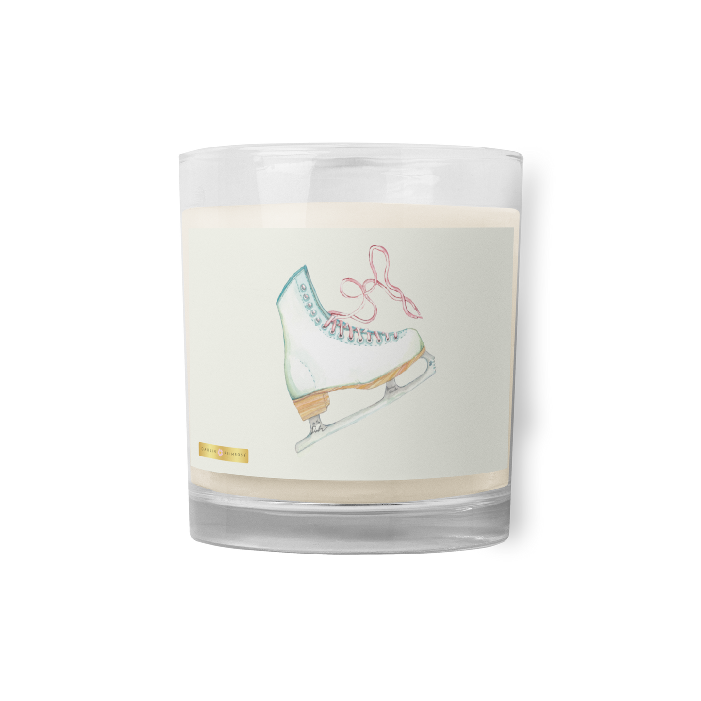 Art Skate -Glass jar soy wax candle - Darlin Primrose