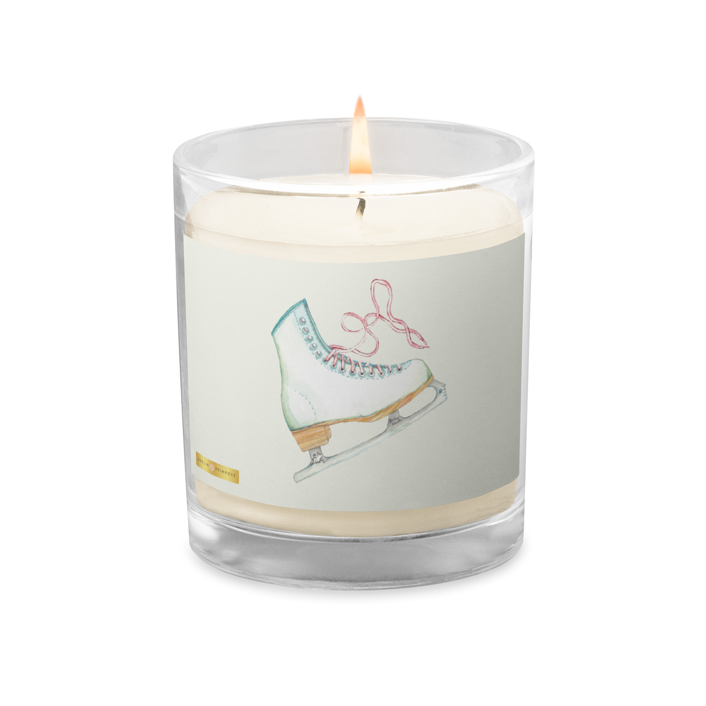 Art Skate -Glass jar soy wax candle - Darlin Primrose