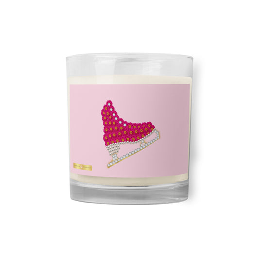Flower Power Skate -Glass jar soy wax candle - Darlin Primrose