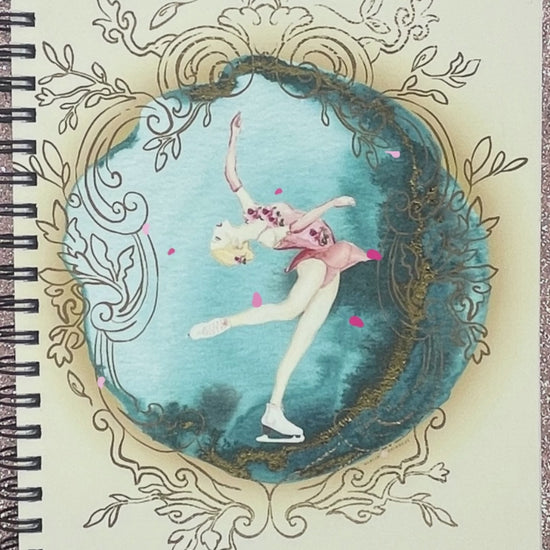 Rosalyn Layback Spiral Notebook | Darlin Primrose™