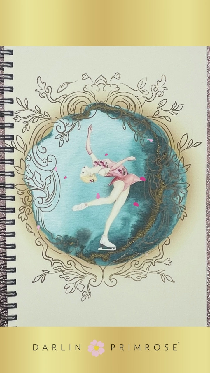 Rosalyn Layback Spiral Notebook | Darlin Primrose™