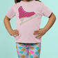 Flower Power Skate-Kids Short Sleeve Tee - Darlin Primrose