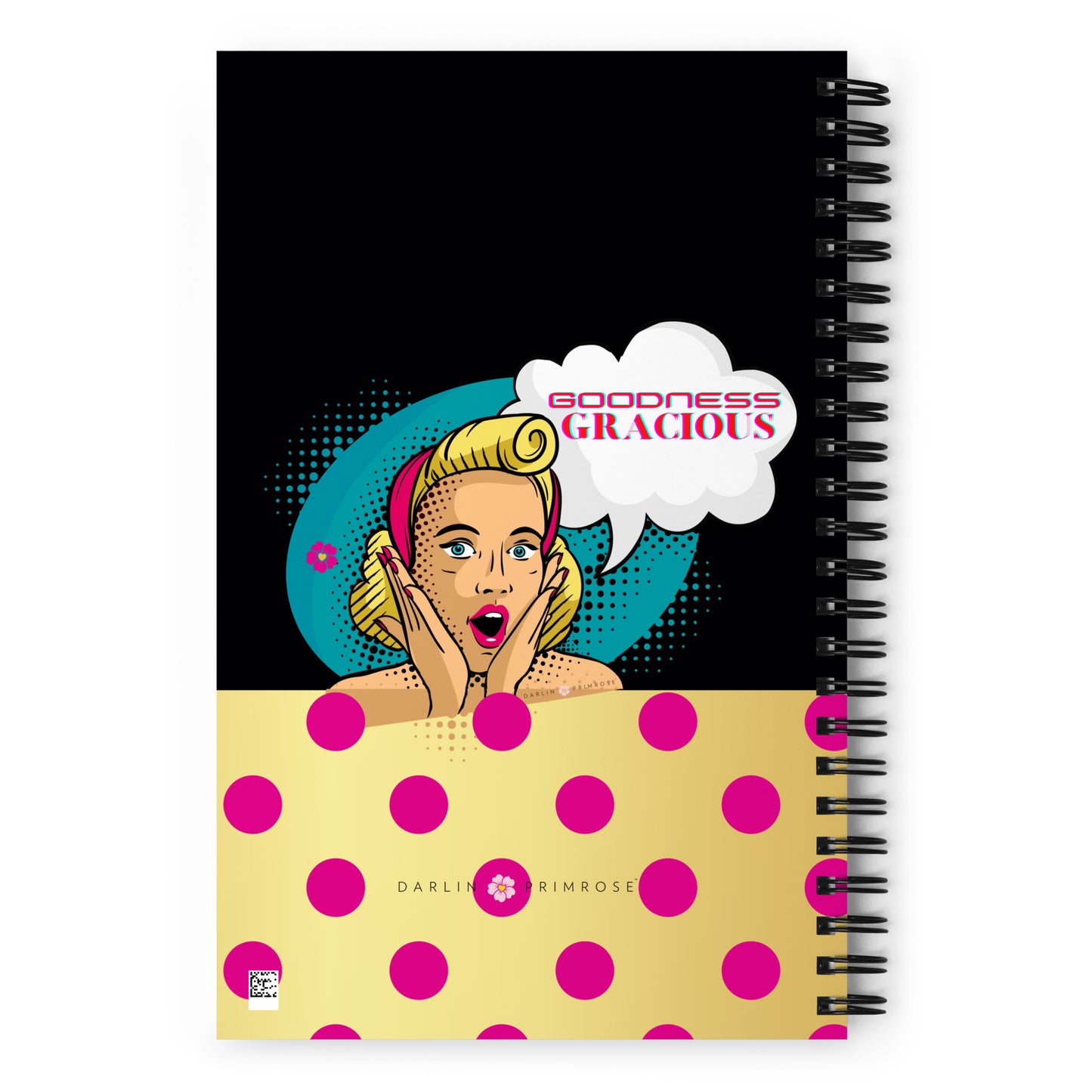 Goodness Gracious Retro- Spiral notebook - Darlin Primrose