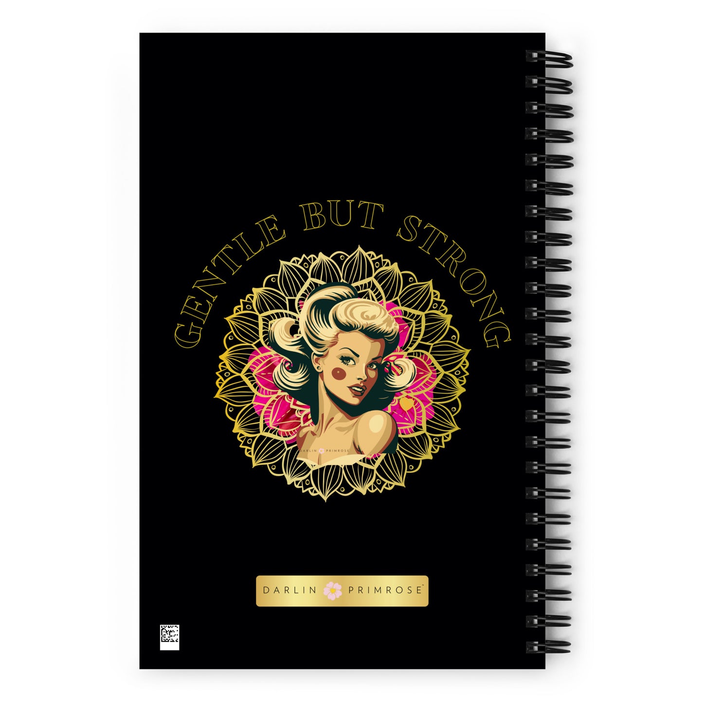 GENTLE BUT STRONG Spiral notebook - Darlin Primrose