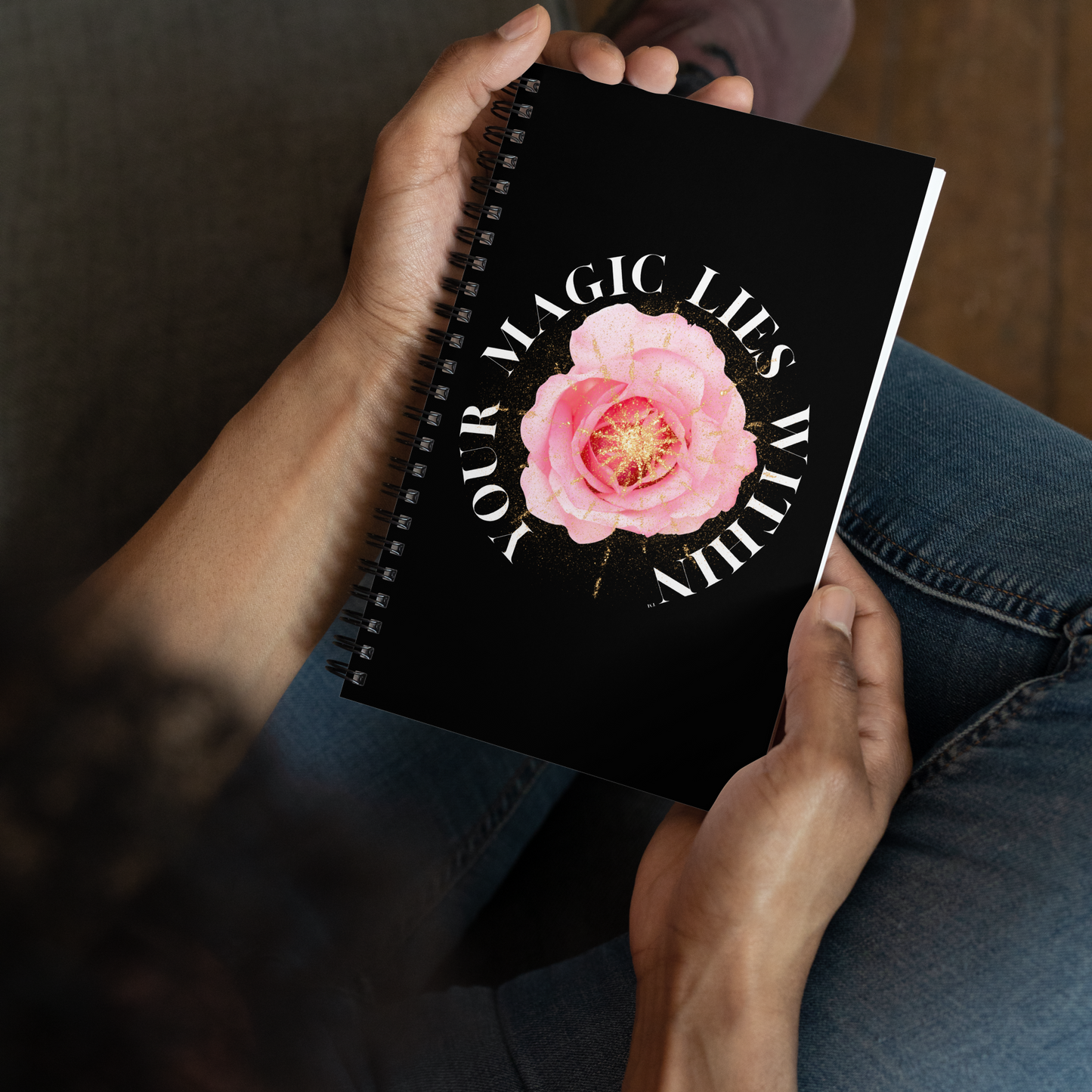 Your MAGIC lies within™ Radiant Rose -Spiral notebook - Darlin Primrose