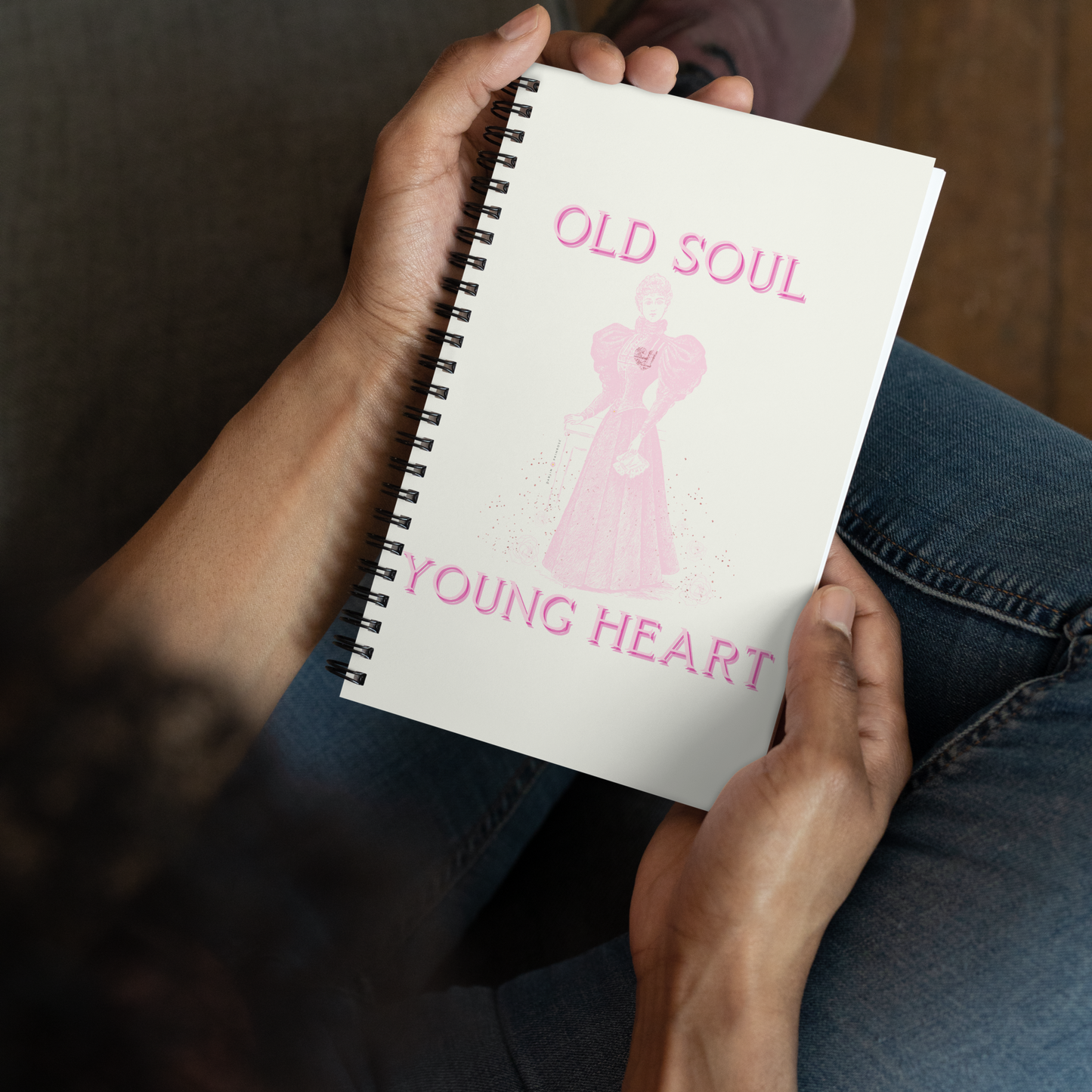 Old Soul Young Heart-Spiral notebook - Darlin Primrose