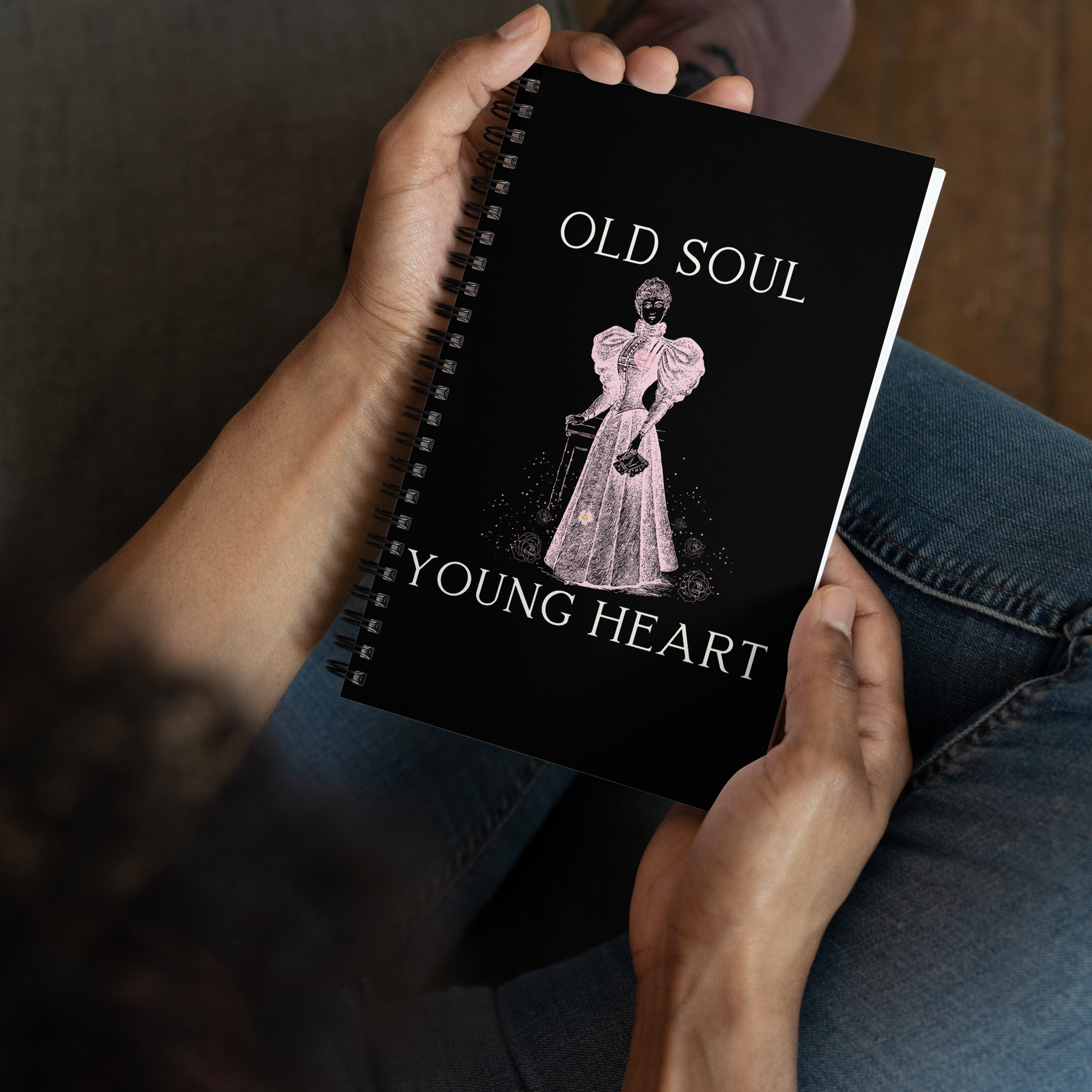 Old Soul Young Heart-Spiral notebook - Darlin Primrose