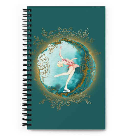 Rosalyn Layback (Teal) Spiral notebook - Darlin Primrose