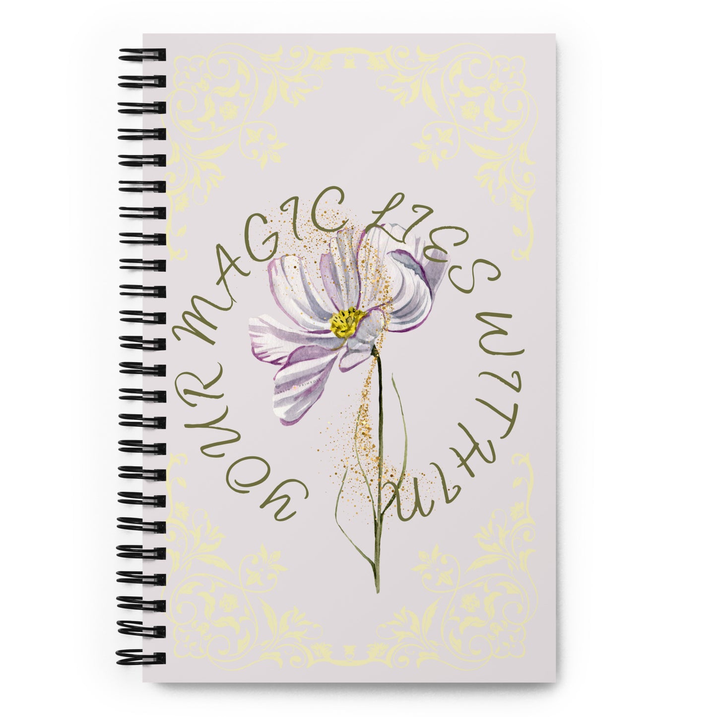 Your MAGIC lies within® Violet - Spiral notebook - Darlin Primrose