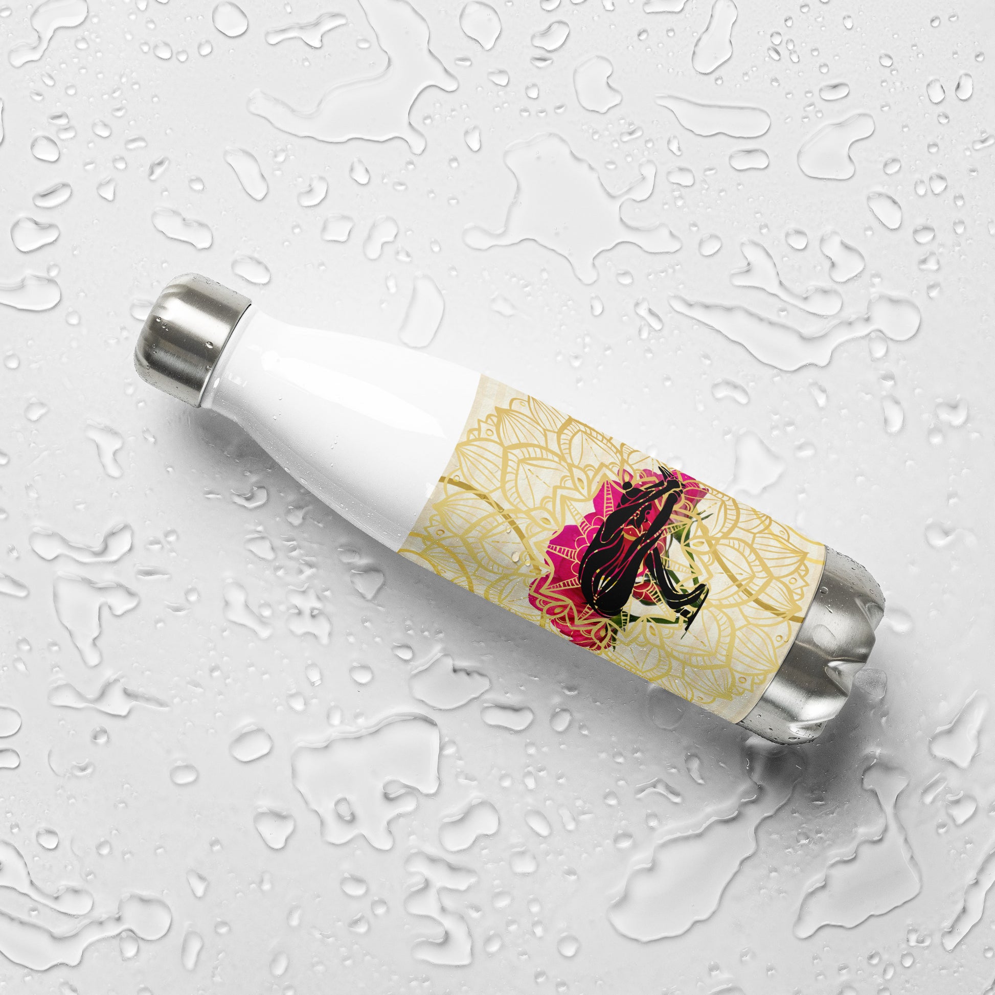 Zen Skater-Stainless Steel Water Bottle - Darlin Primrose