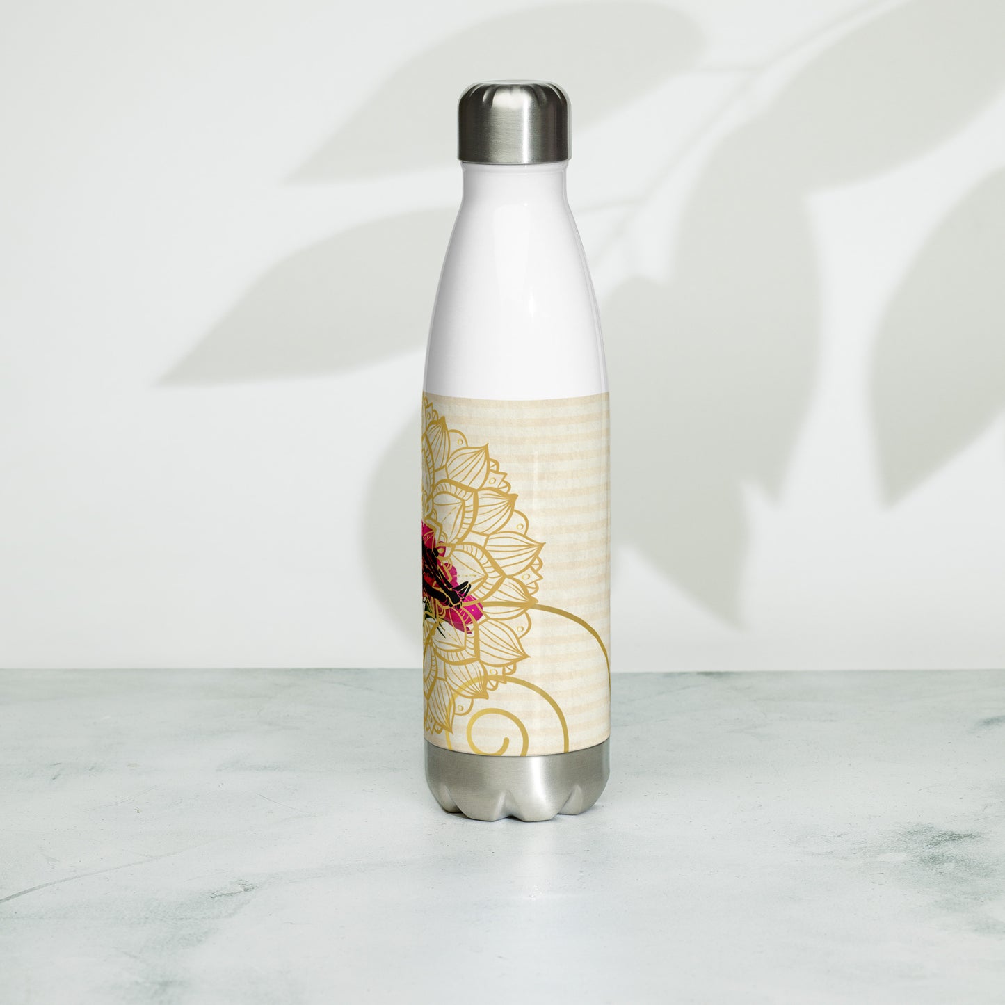 Zen Skater-Stainless Steel Water Bottle - Darlin Primrose