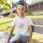 Layback Ice Skater - Kids Short Sleeve Tee - Darlin Primrose