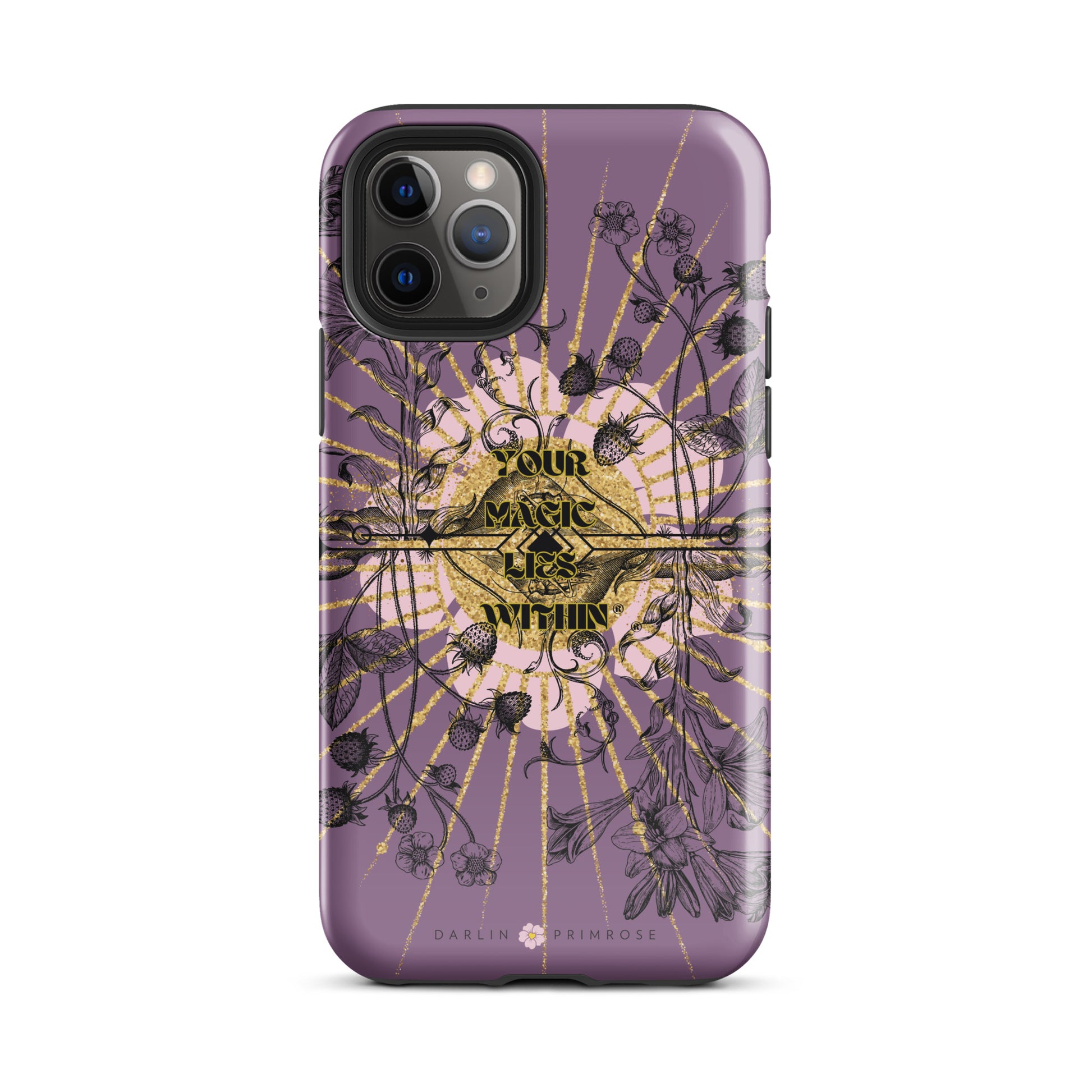 Your MAGIC lies within® Mirror Botanical -Tough Case for iPhone® - Darlin Primrose