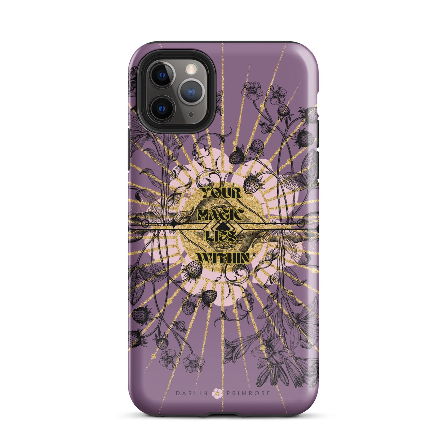 Your MAGIC lies within® Mirror Botanical -Tough Case for iPhone® - Darlin Primrose