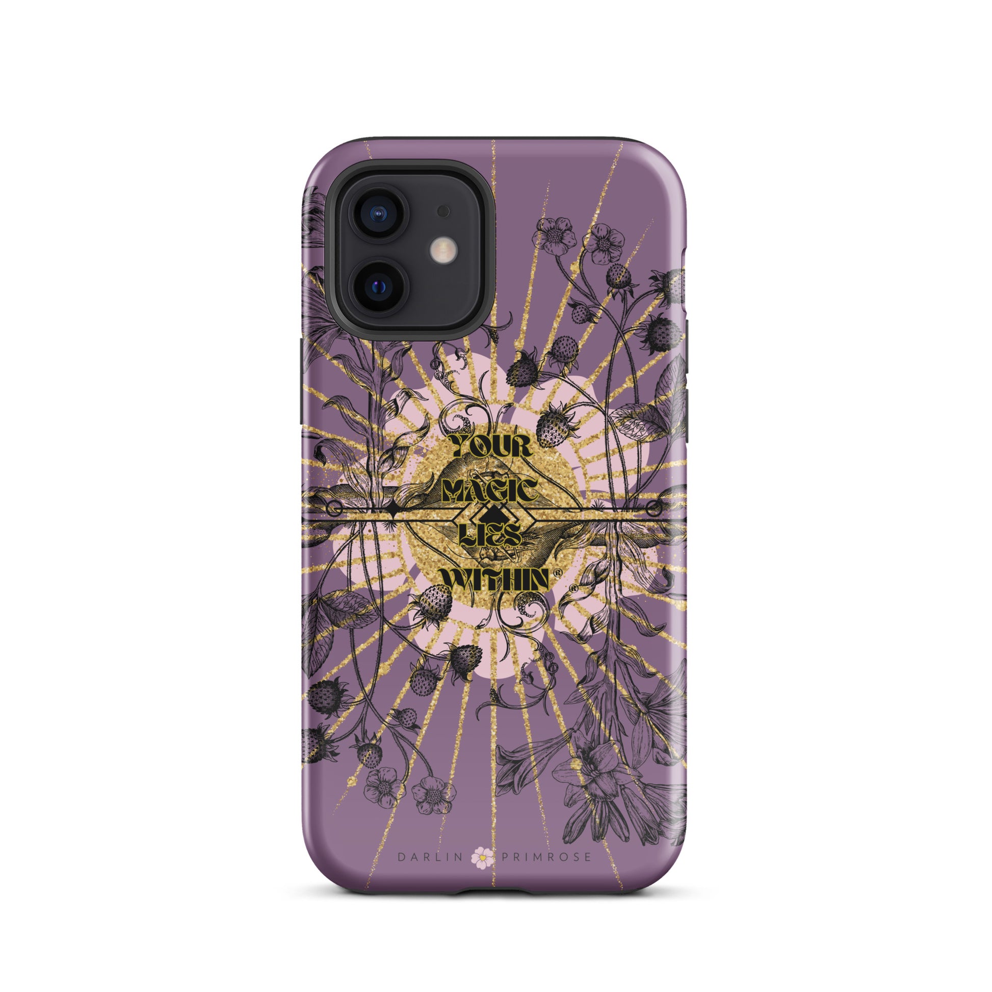 Your MAGIC lies within® Mirror Botanical -Tough Case for iPhone® - Darlin Primrose