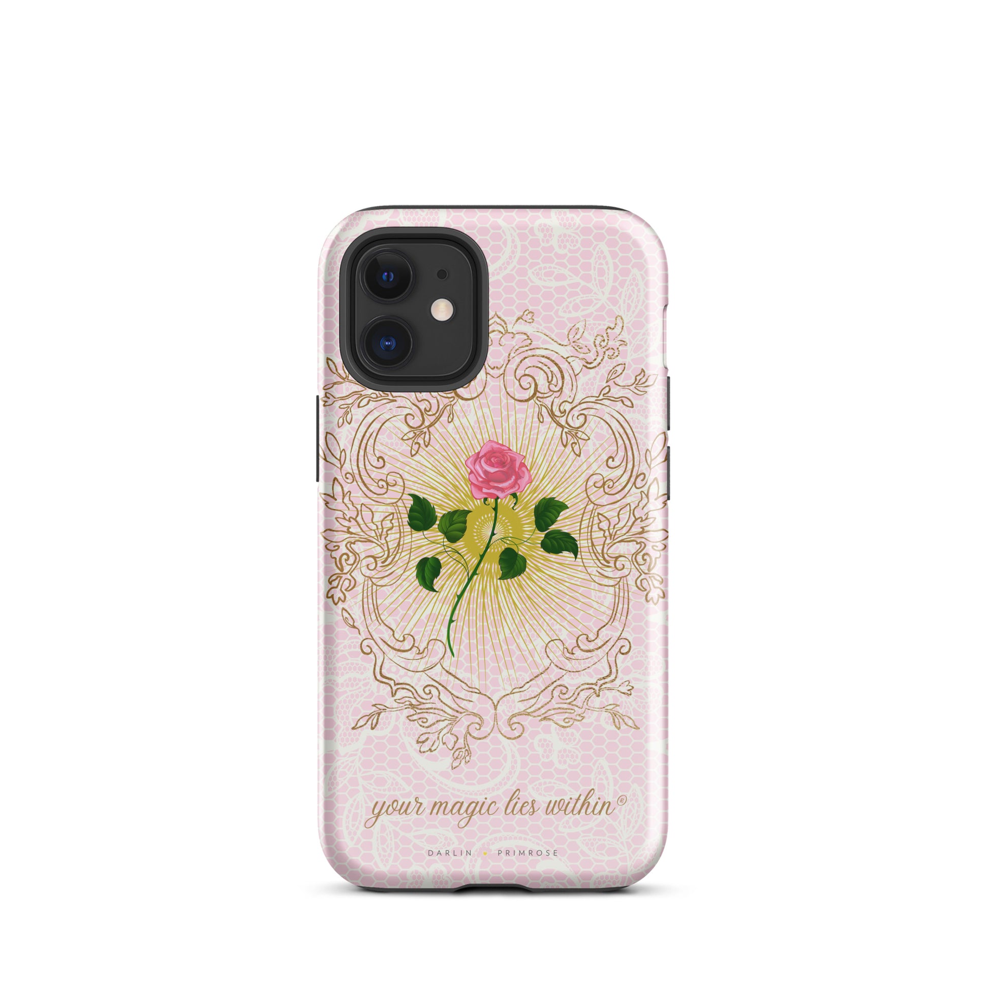 Your MAGIC lies within® Pink Rose - Tough Case for iPhone® - Darlin Primrose