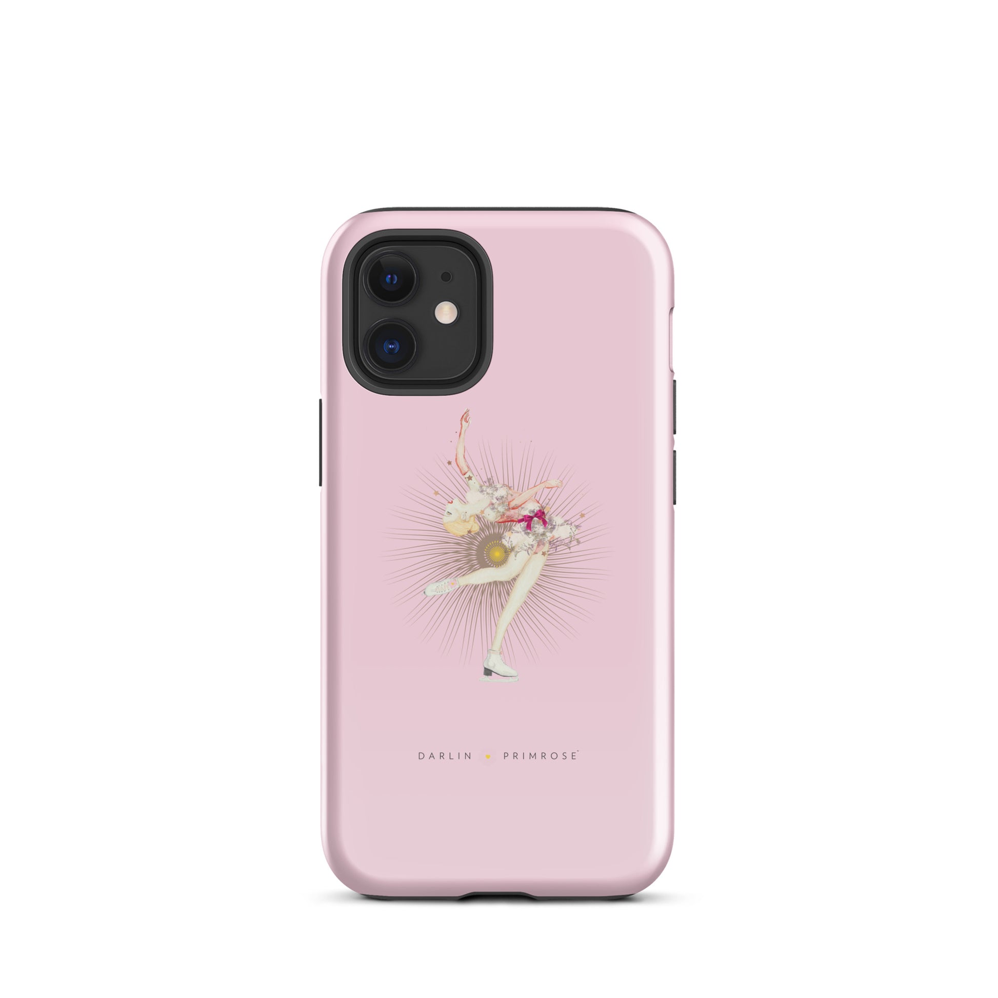 Layback Ice Skater ( Rose Pink) Tough Case for iPhone® - Darlin Primrose