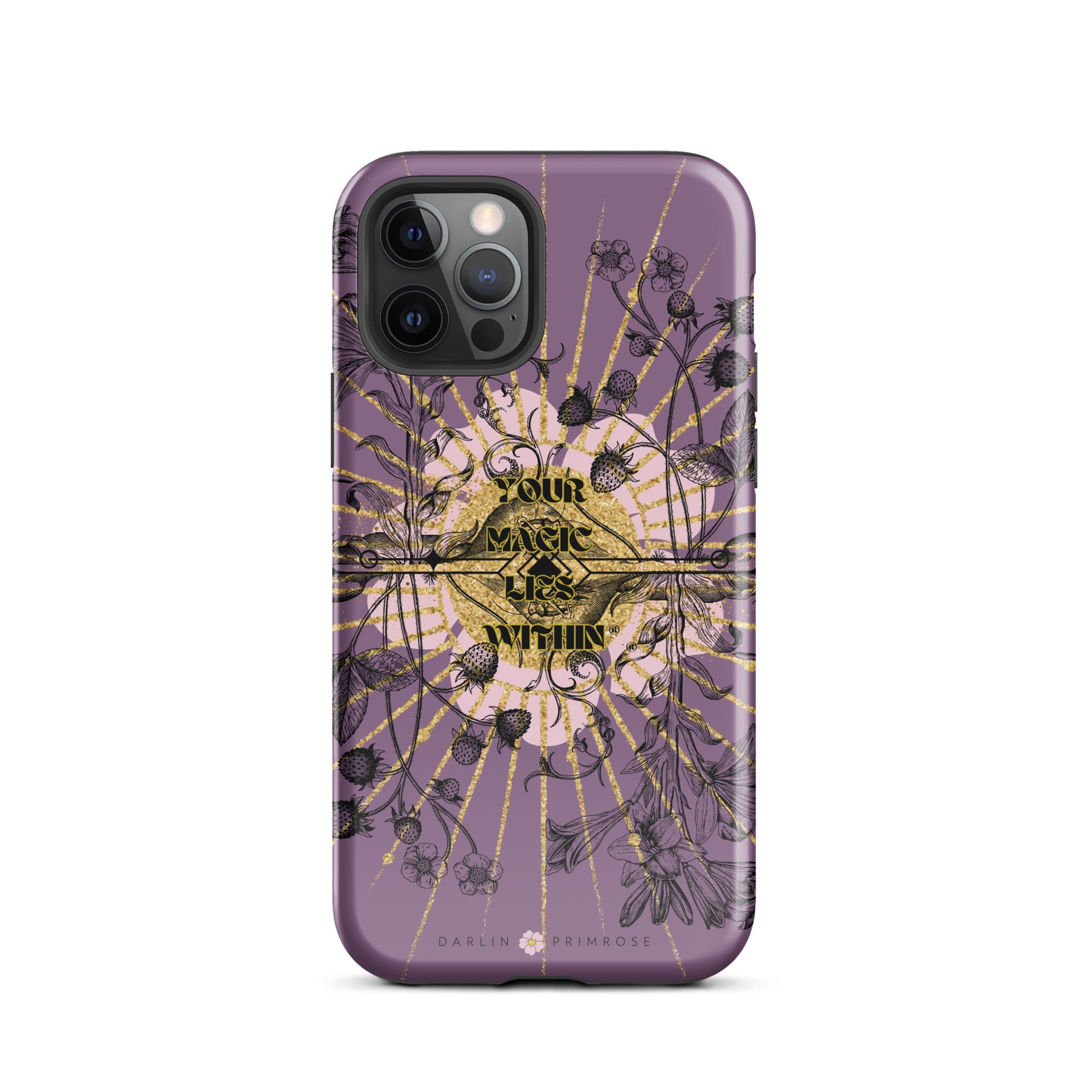 Your MAGIC lies within® Mirror Botanical -Tough Case for iPhone® - Darlin Primrose