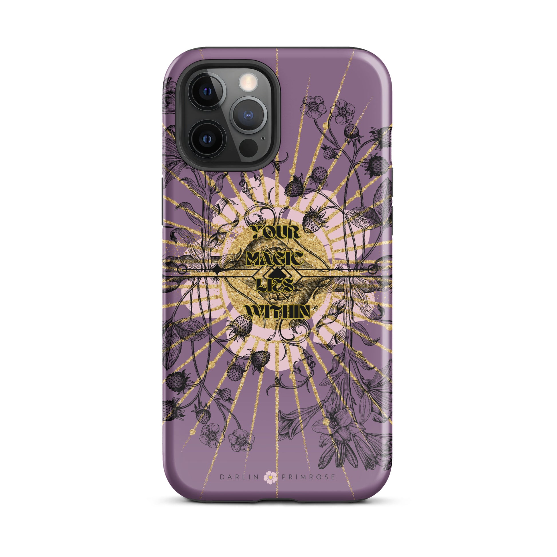 Your MAGIC lies within® Mirror Botanical -Tough Case for iPhone® - Darlin Primrose