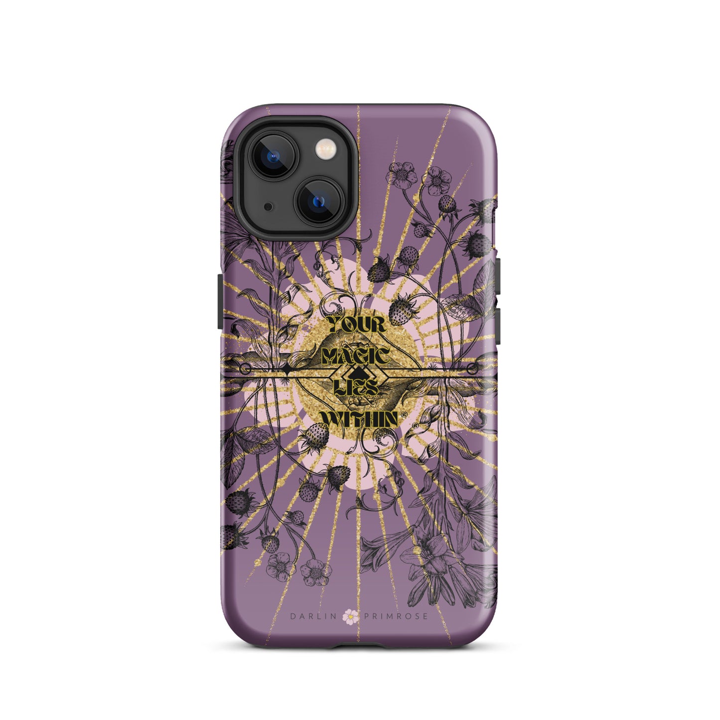 Your MAGIC lies within® Mirror Botanical -Tough Case for iPhone® - Darlin Primrose