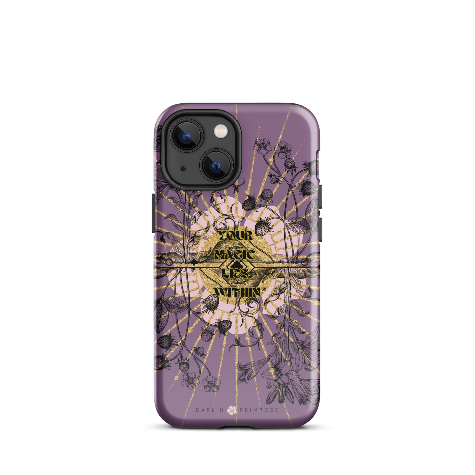 Your MAGIC lies within® Mirror Botanical -Tough Case for iPhone® - Darlin Primrose