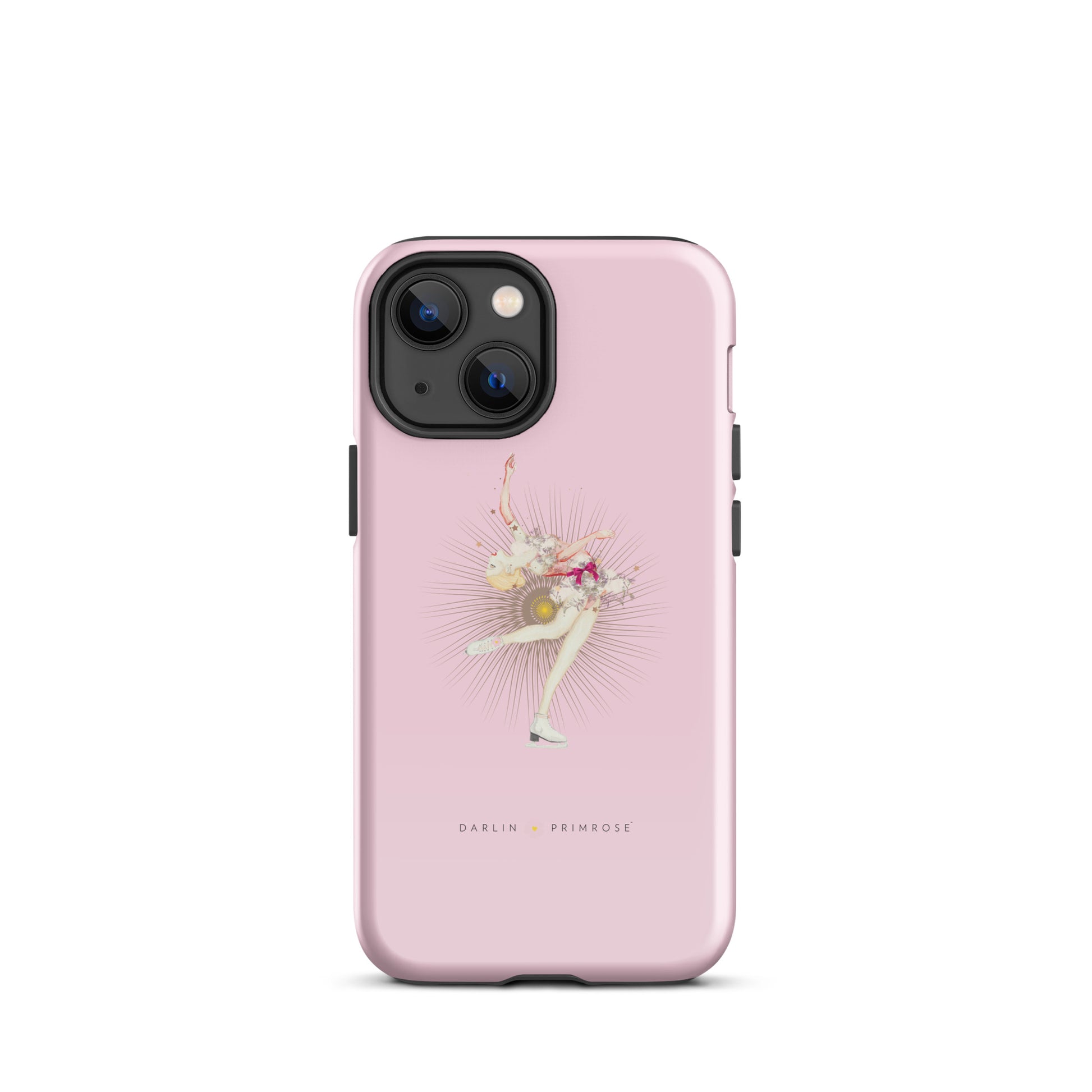 Layback Ice Skater ( Rose Pink) Tough Case for iPhone® - Darlin Primrose