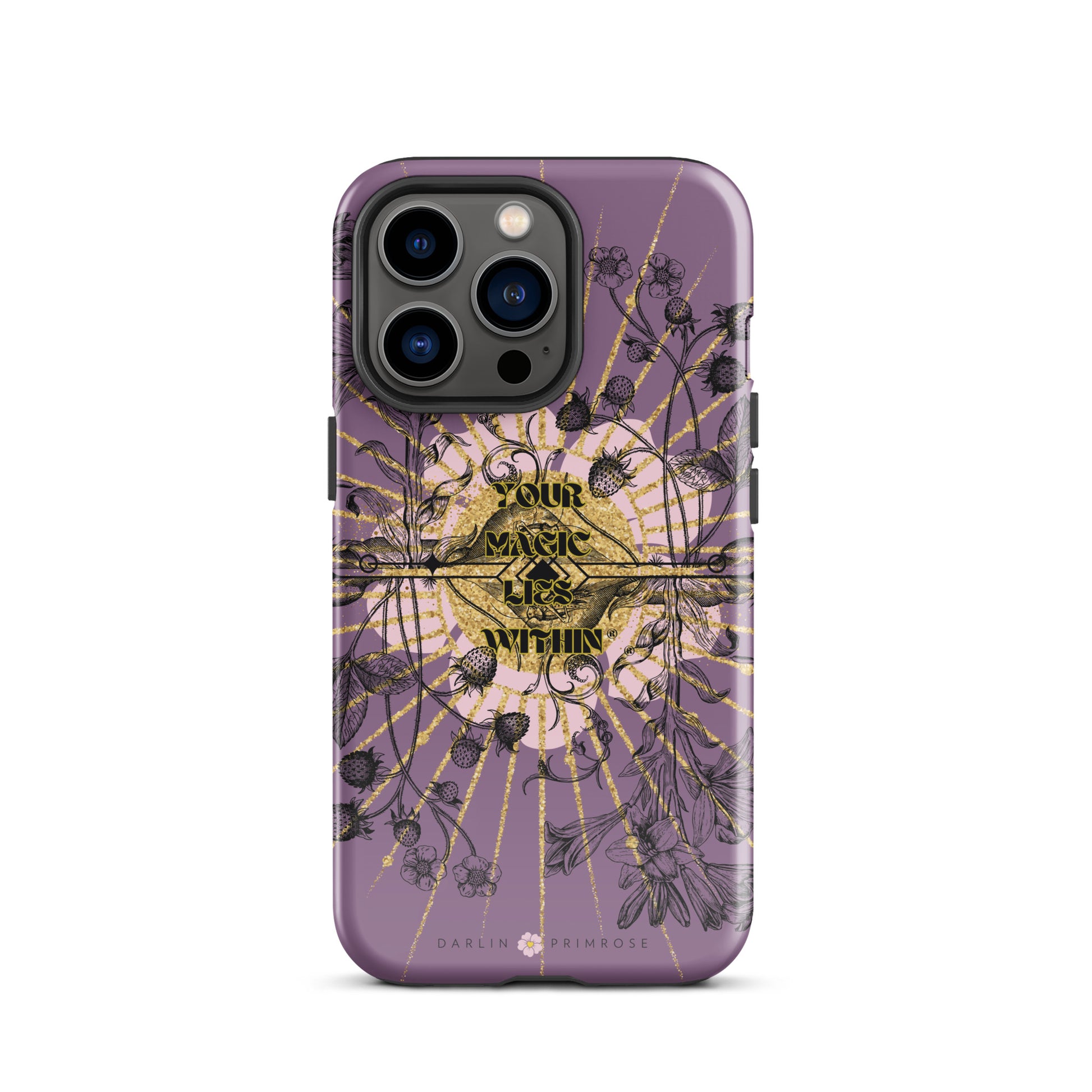 Your MAGIC lies within® Mirror Botanical -Tough Case for iPhone® - Darlin Primrose