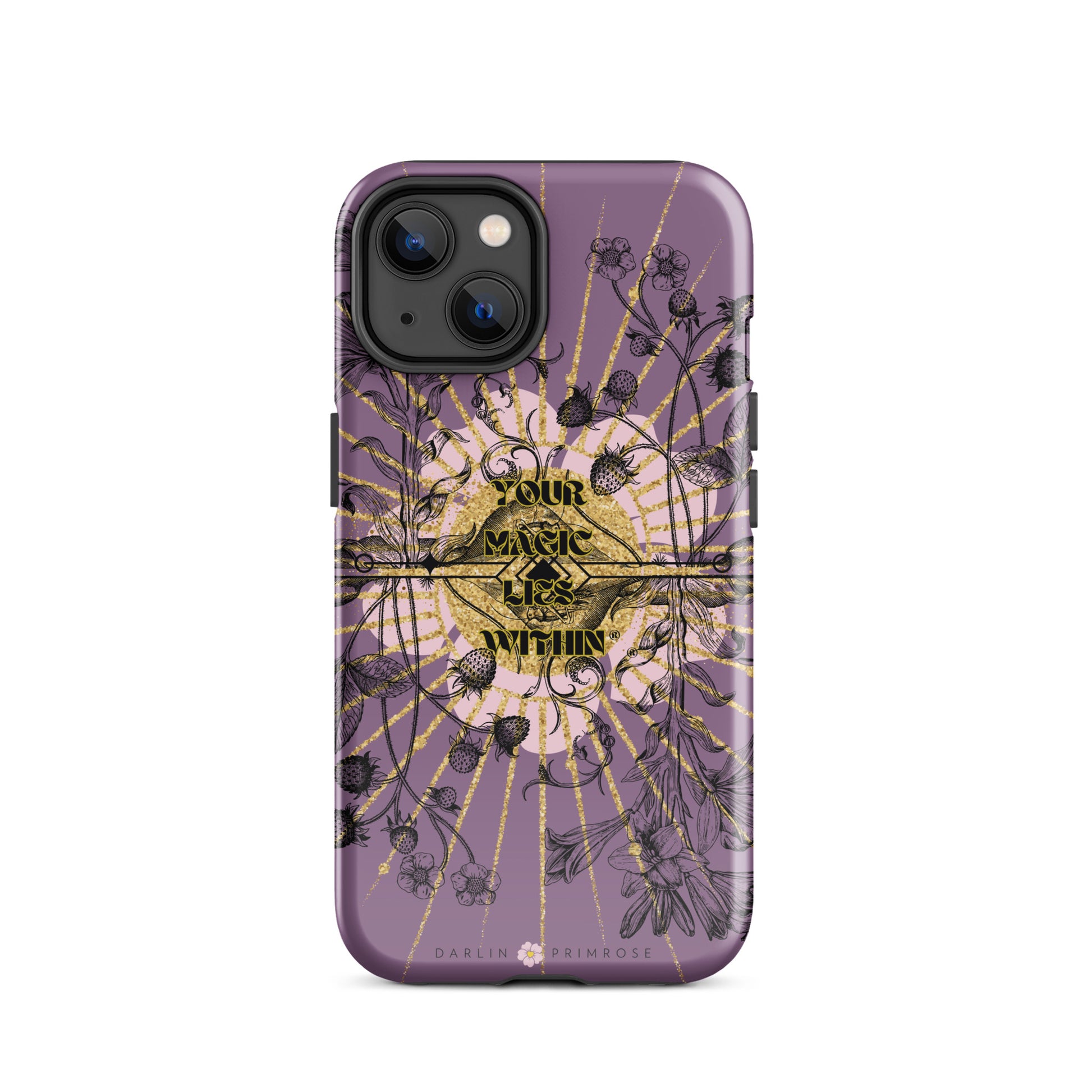 Your MAGIC lies within® Mirror Botanical -Tough Case for iPhone® - Darlin Primrose