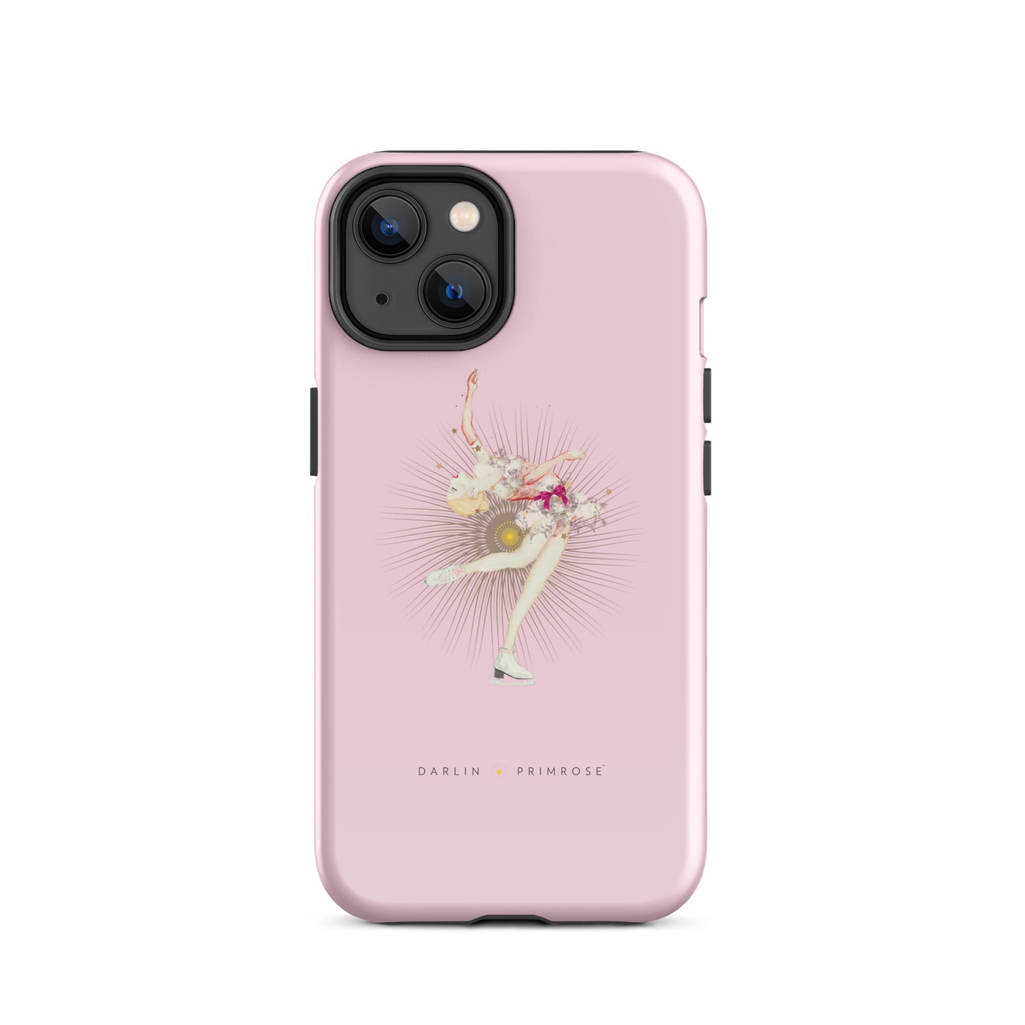 Layback Ice Skater ( Rose Pink) Tough Case for iPhone® - Darlin Primrose