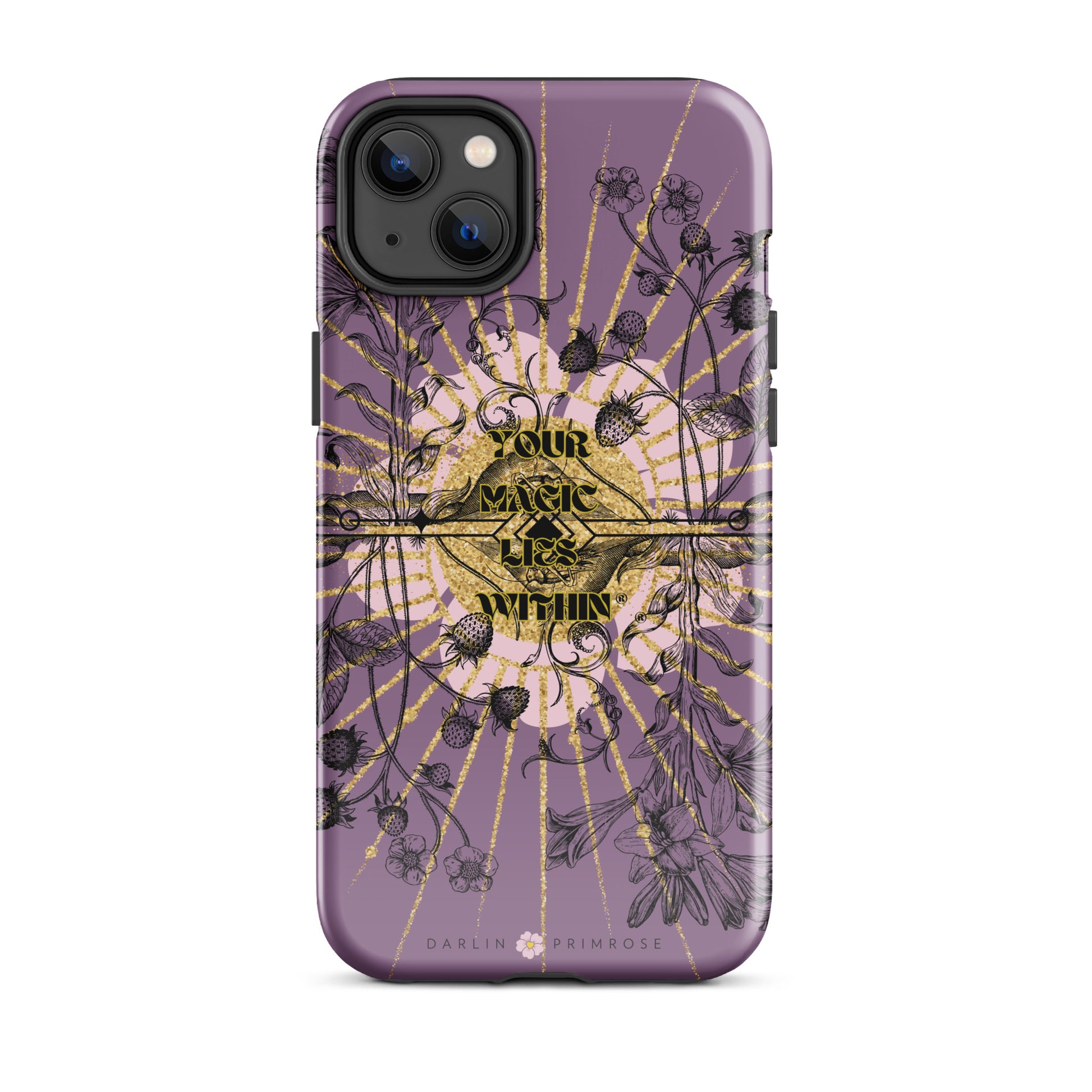 Your MAGIC lies within® Mirror Botanical -Tough Case for iPhone® - Darlin Primrose