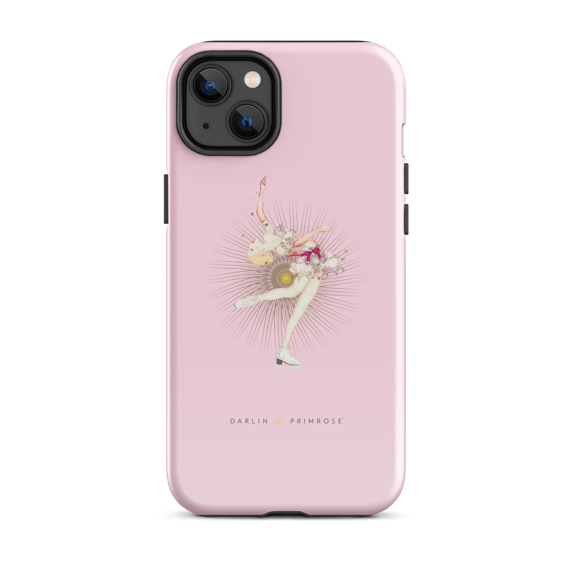 Layback Ice Skater ( Rose Pink) Tough Case for iPhone® - Darlin Primrose