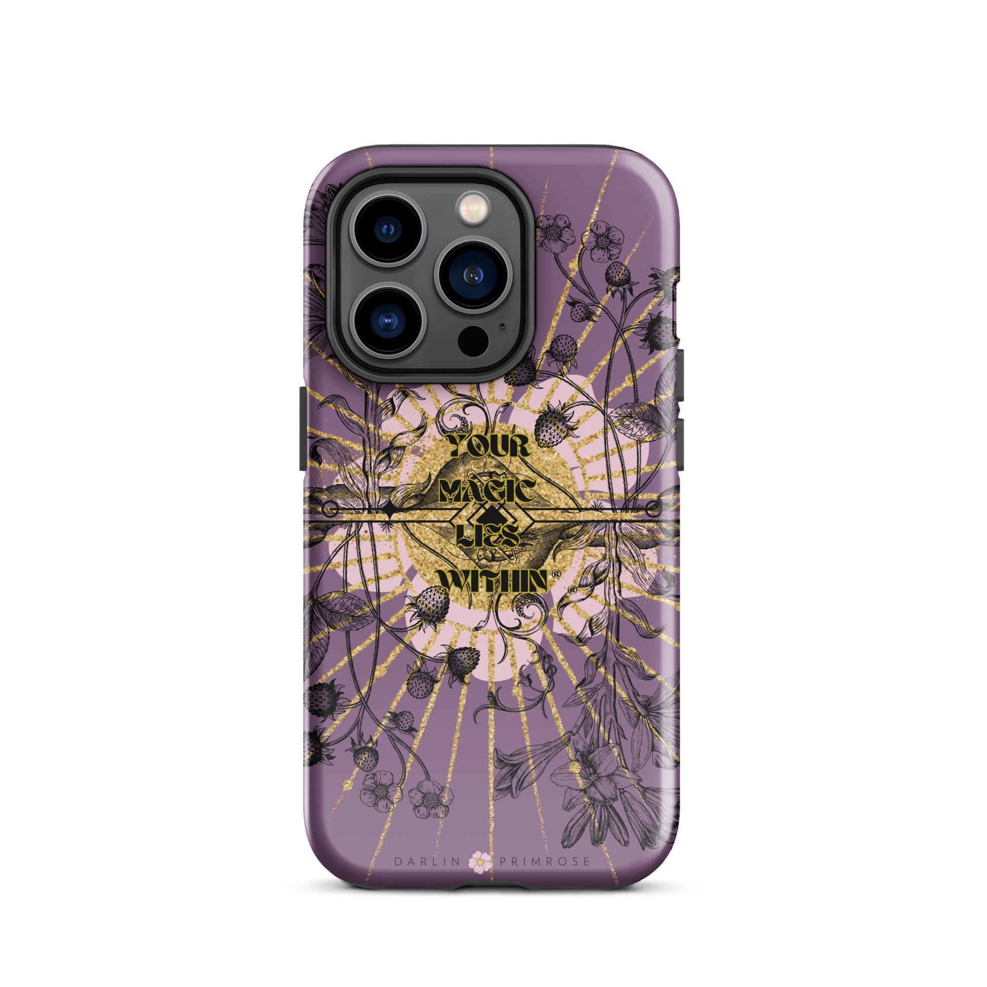 Your MAGIC lies within® Mirror Botanical -Tough Case for iPhone® - Darlin Primrose