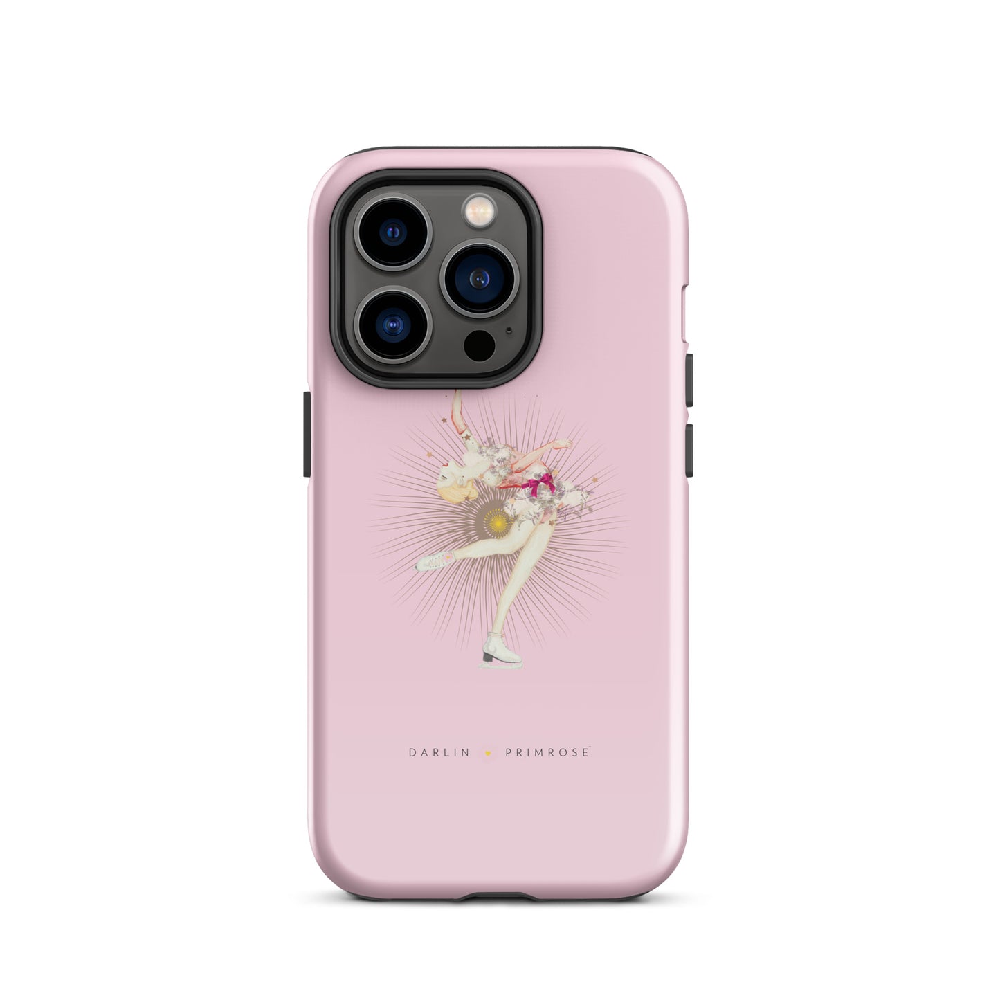 Layback Ice Skater ( Rose Pink) Tough Case for iPhone® - Darlin Primrose