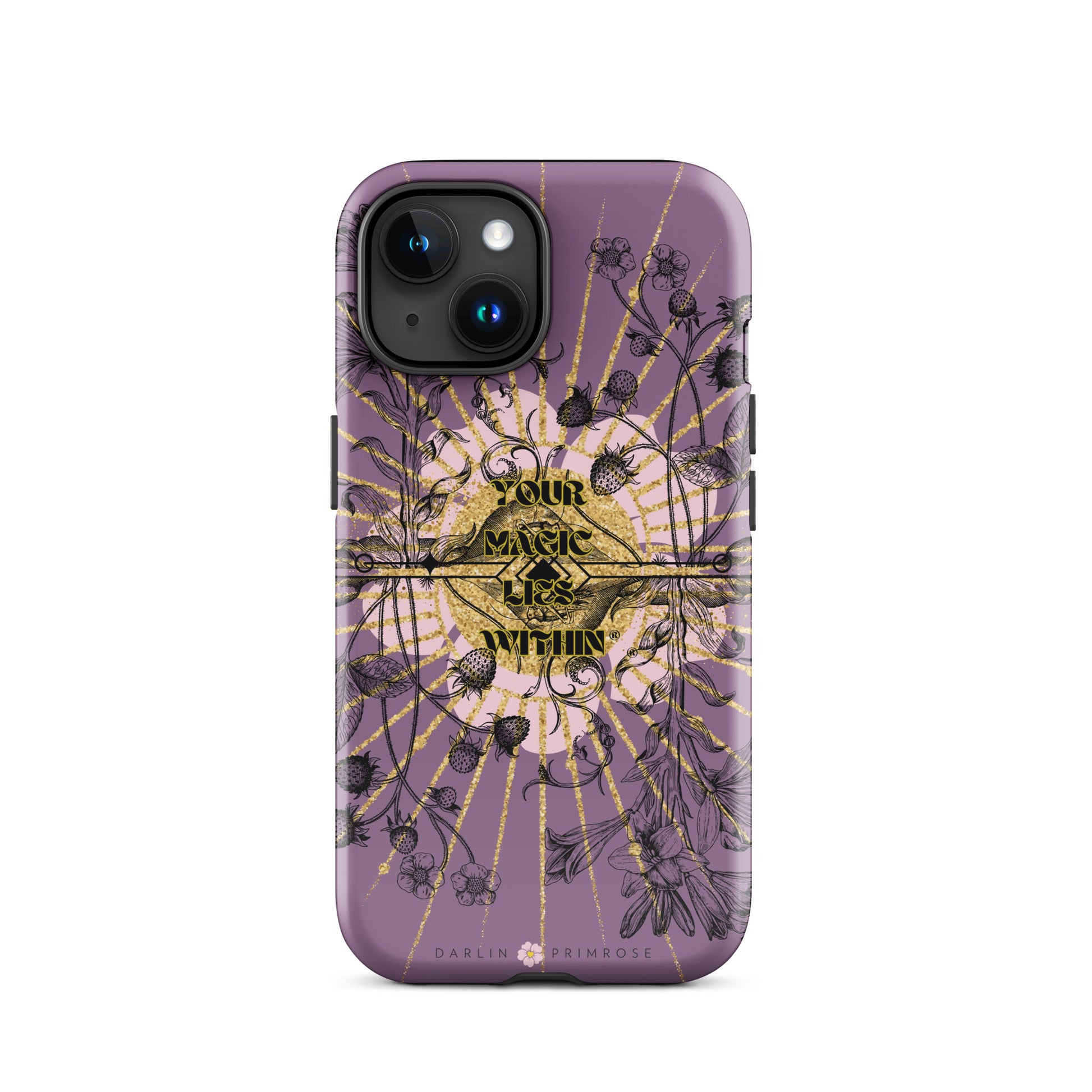 Your MAGIC lies within® Mirror Botanical -Tough Case for iPhone® - Darlin Primrose