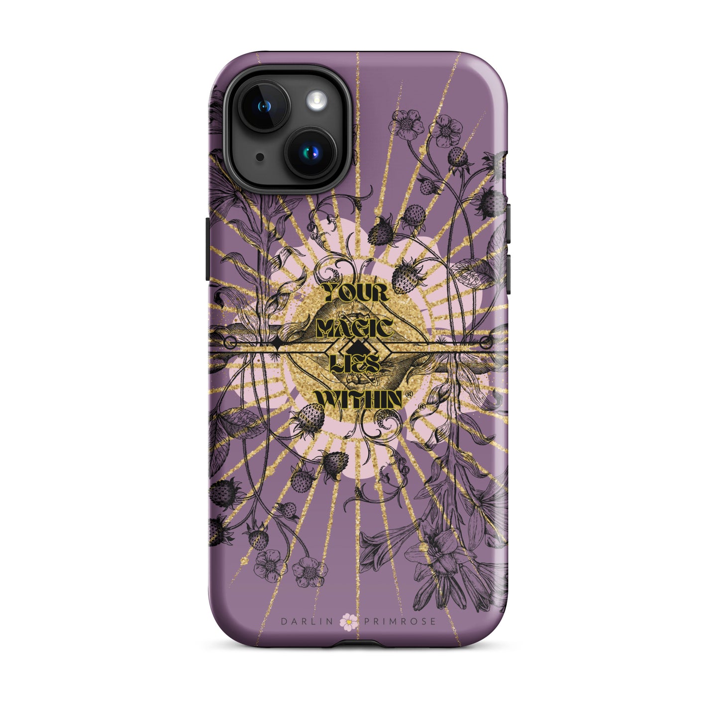 Your MAGIC lies within® Mirror Botanical -Tough Case for iPhone® - Darlin Primrose