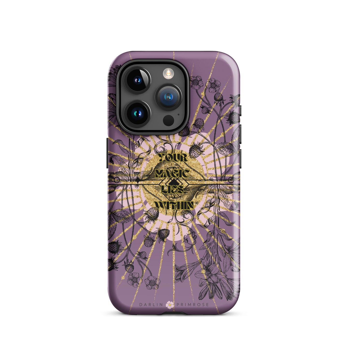 Your MAGIC lies within® Mirror Botanical -Tough Case for iPhone® - Darlin Primrose