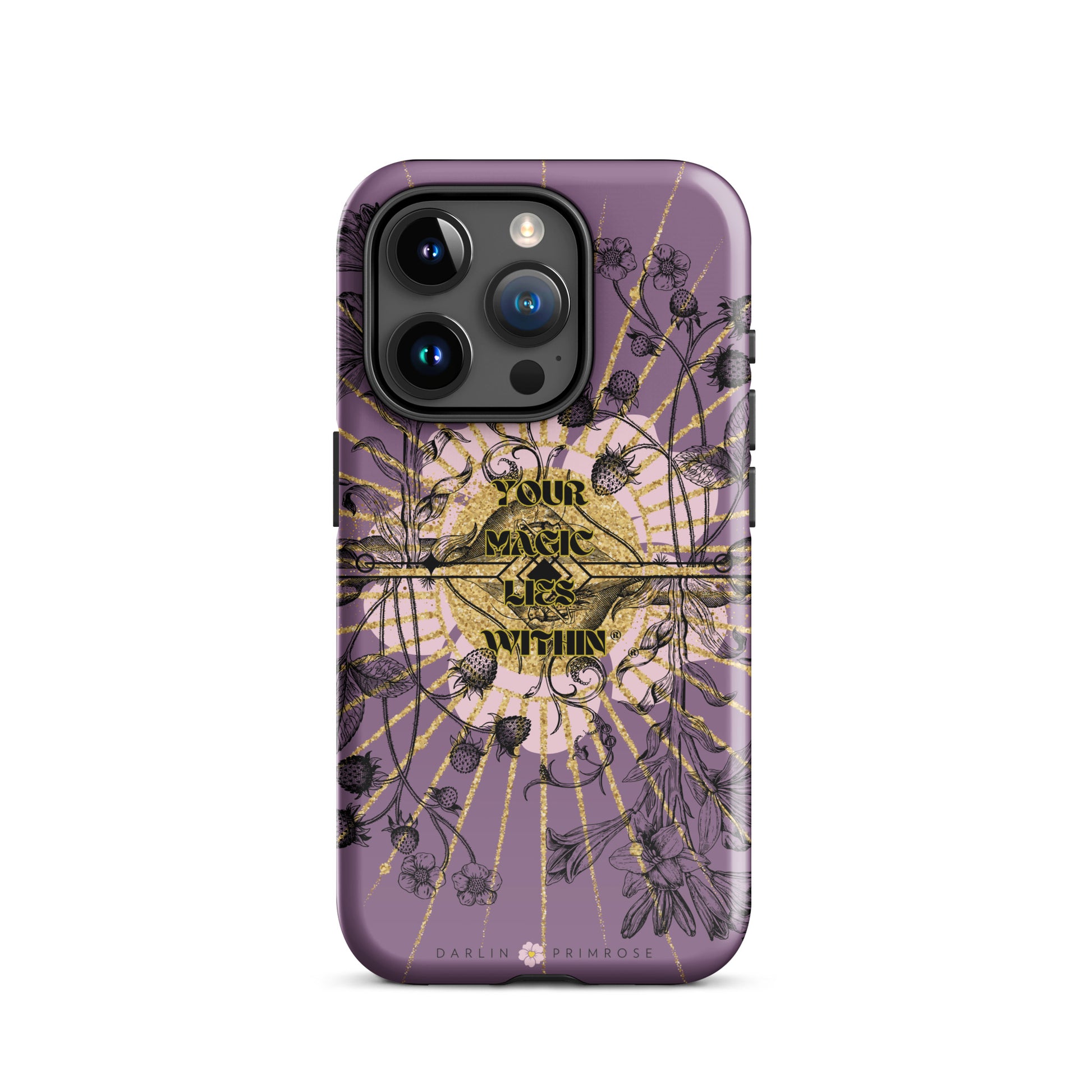 Your MAGIC lies within® Mirror Botanical -Tough Case for iPhone® - Darlin Primrose