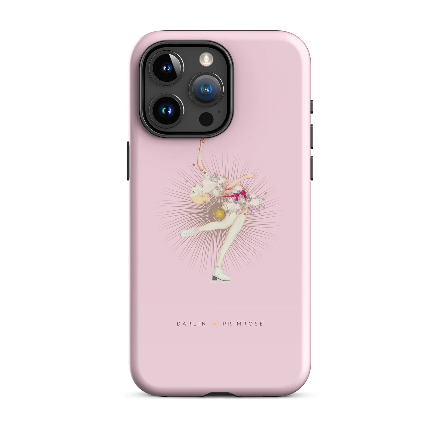 Layback Ice Skater ( Rose Pink) Tough Case for iPhone® - Darlin Primrose