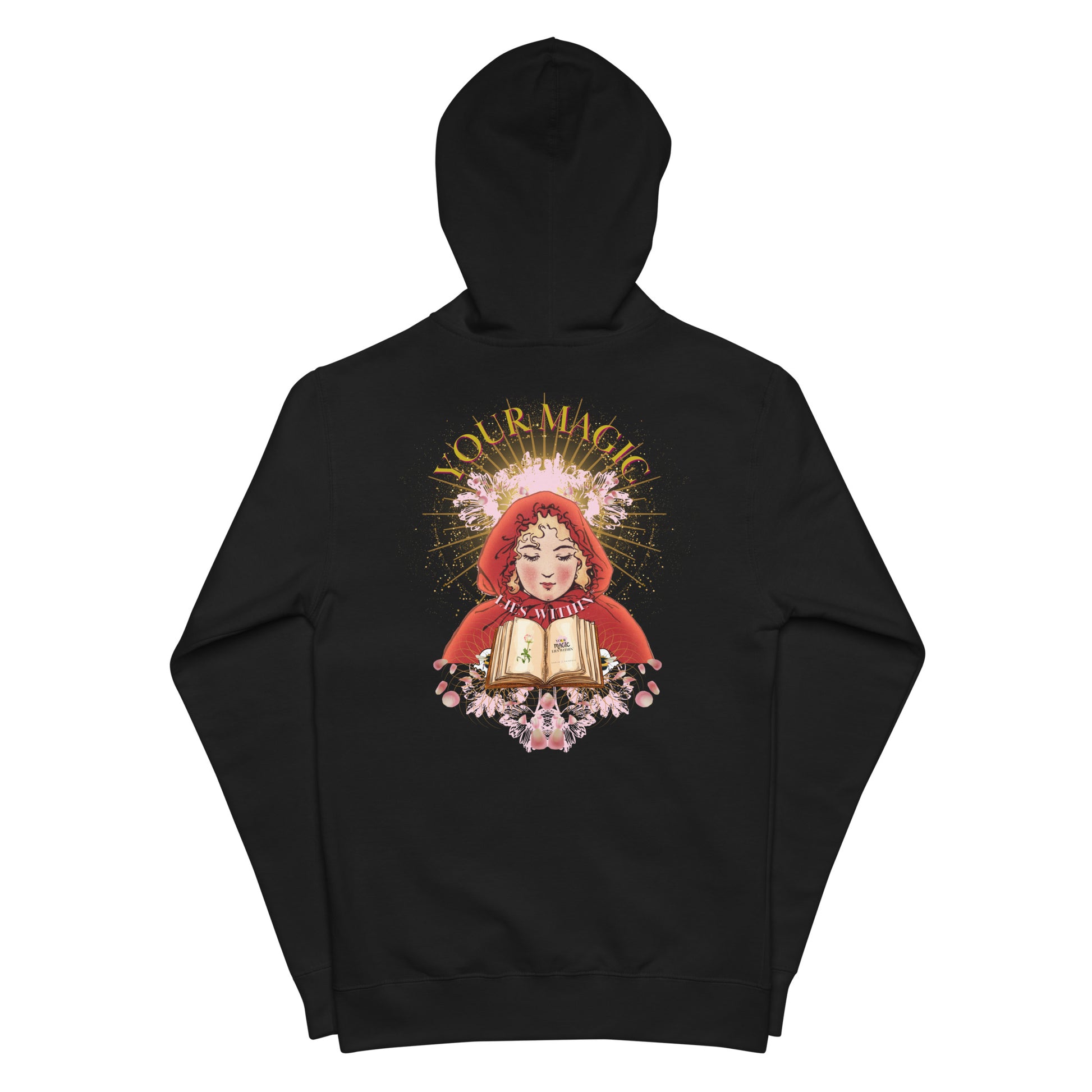 Your MAGIC lies within® Unisex fleece zip up hoodie - Darlin Primrose