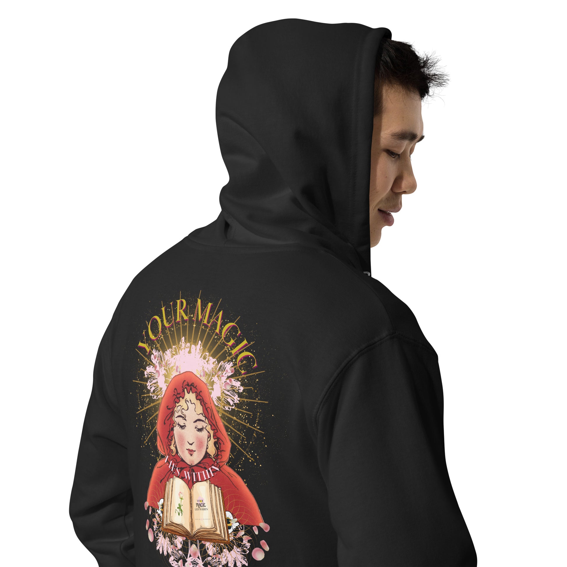 Your MAGIC lies within® Unisex fleece zip up hoodie - Darlin Primrose