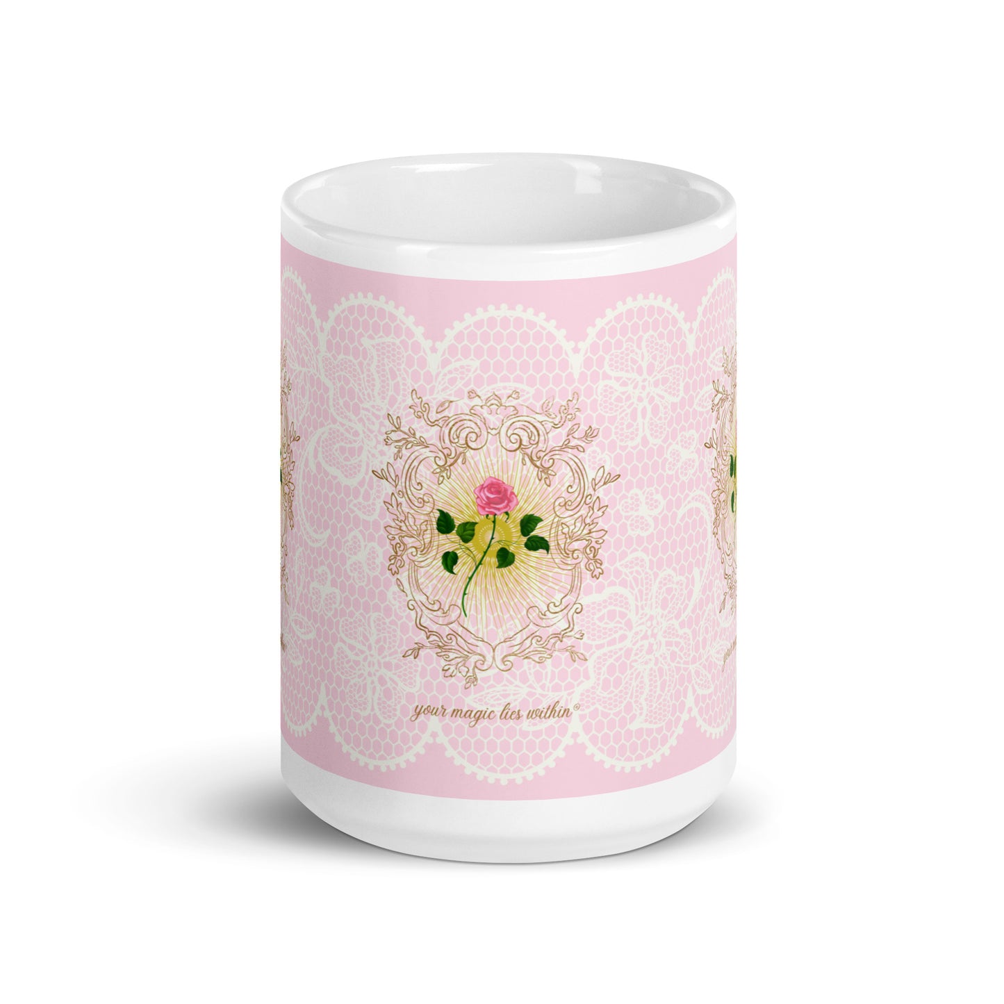 Your MAGIC lies within® Pink Rose- Mug - Darlin Primrose