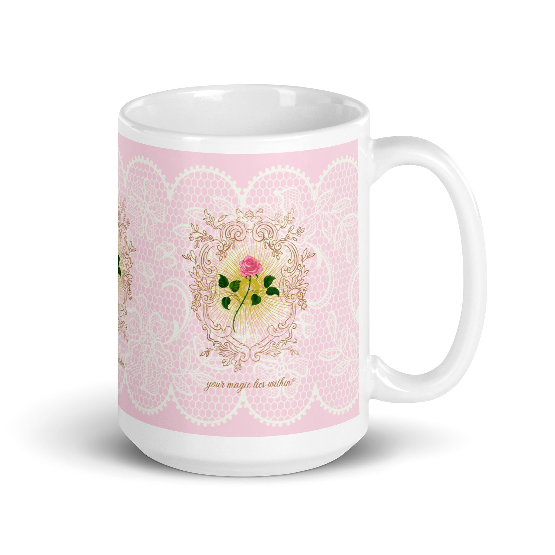 Your MAGIC lies within® Pink Rose- Mug - Darlin Primrose