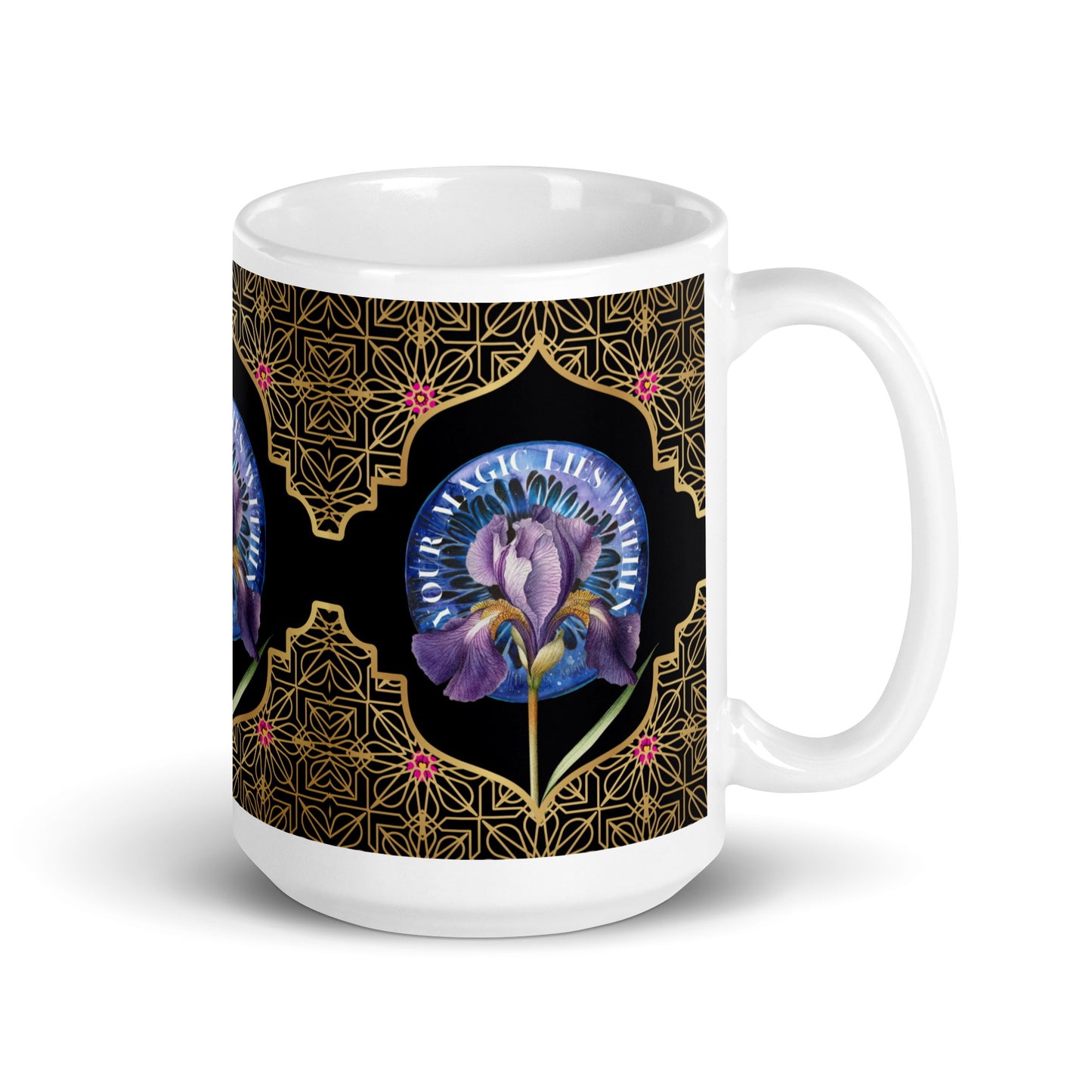 Your MAGIC lies within® Iris Eye - Mug - Darlin Primrose